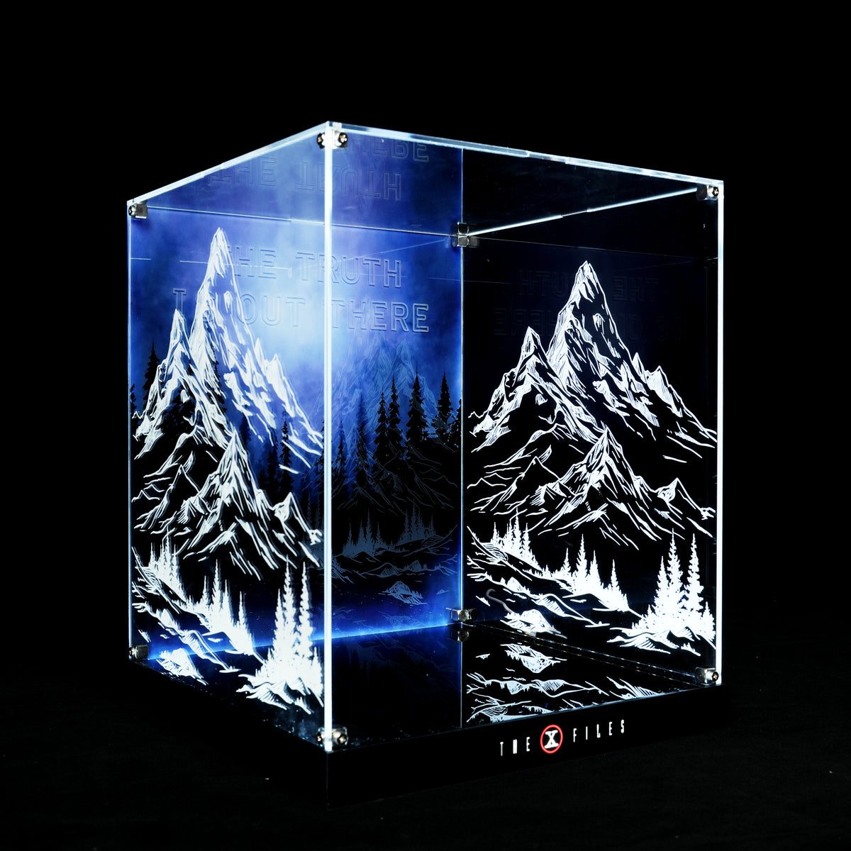 LED Light Acrylic Display Case for Ideas 21369 The X-Files (LEGO® Set Not Included)