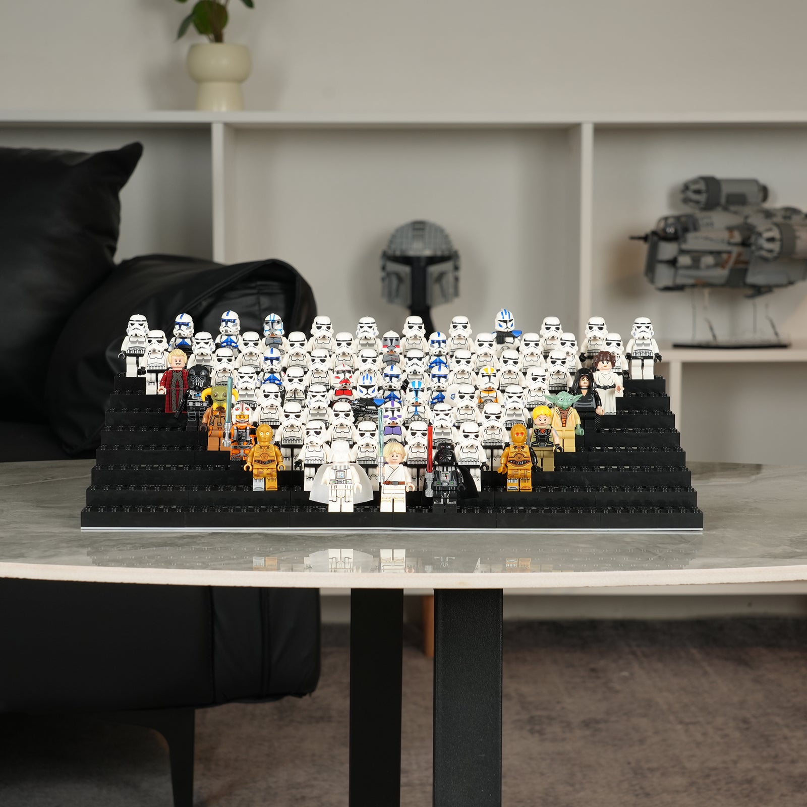 Universal Stepped Tier Display Stand for LEGO® Minifigures (Minifigures NOT Included)