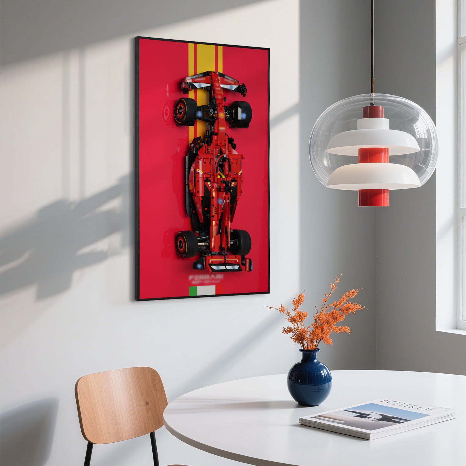 Acrylic Display Wall Mount for LEGO® Technic™ 42207 / 42206 / 42171 / 42141 (CLEARANCE SALE)