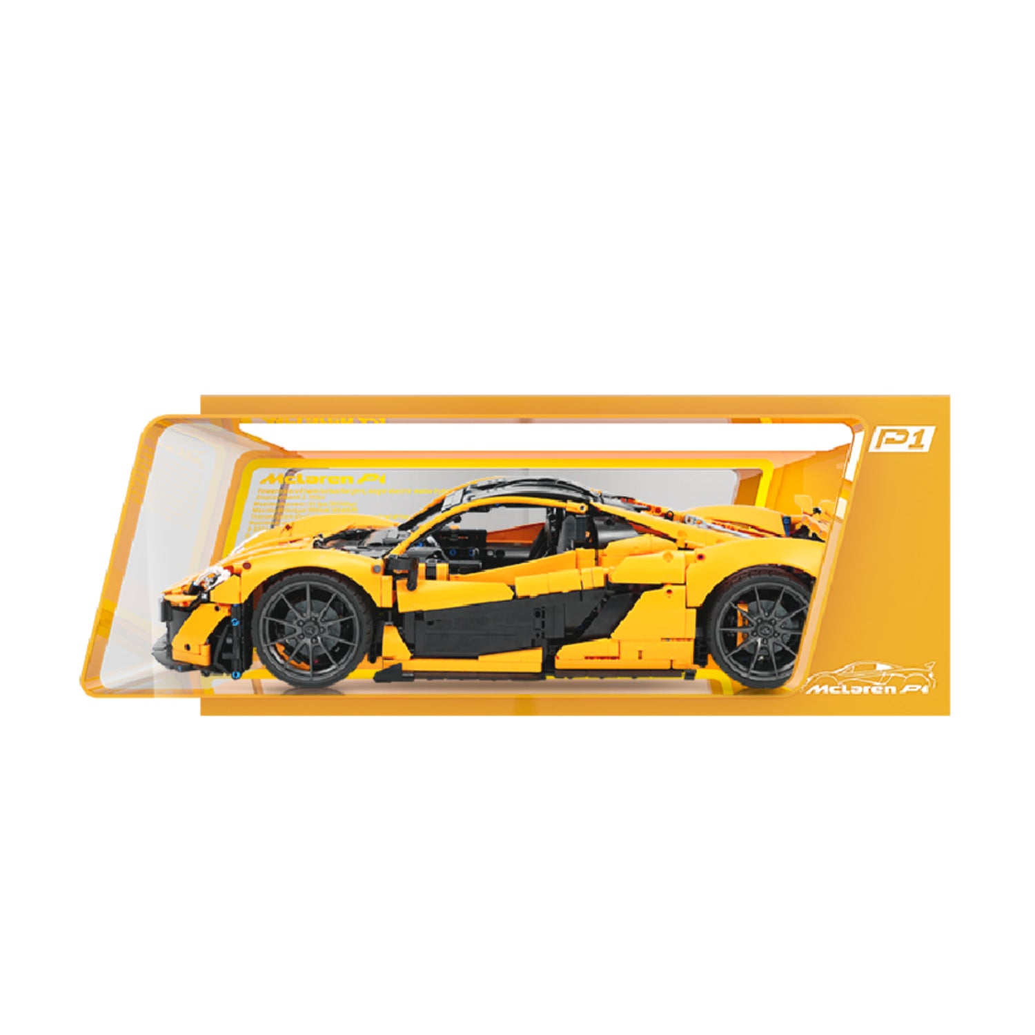 Crazy Designer Collection - LED Acrylic Display Case for  LEGO® Technic 42172 McLaren P1