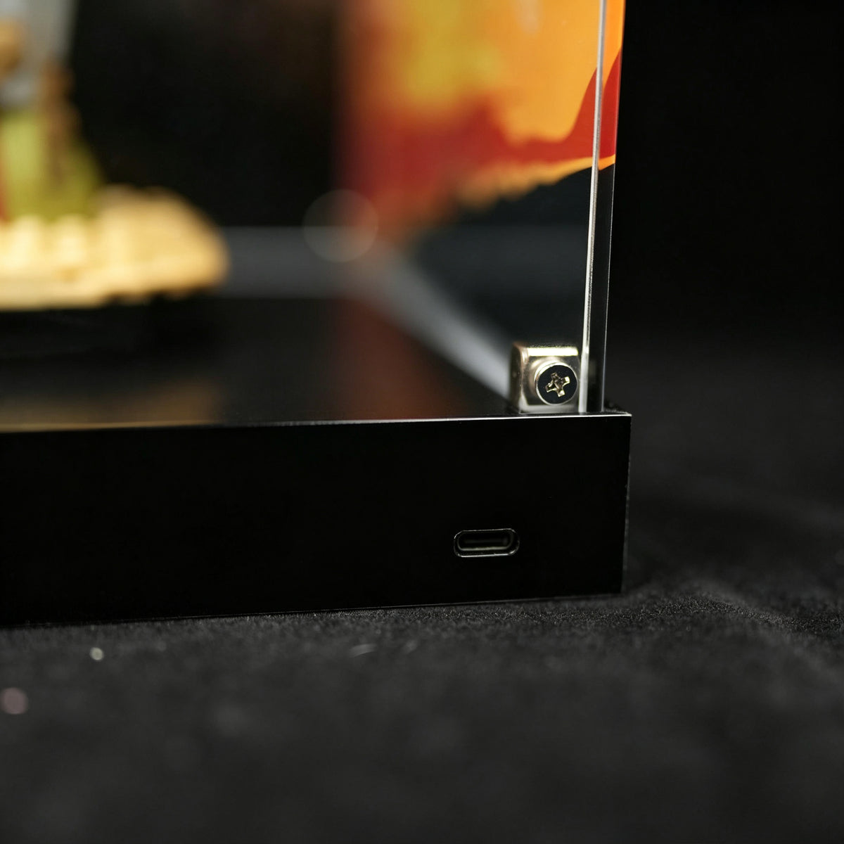 LED Light Acrylic Display Case for LEGO® Star Wars™ 75455 Boba Fett™ (LEGO® Set NOT Included)
