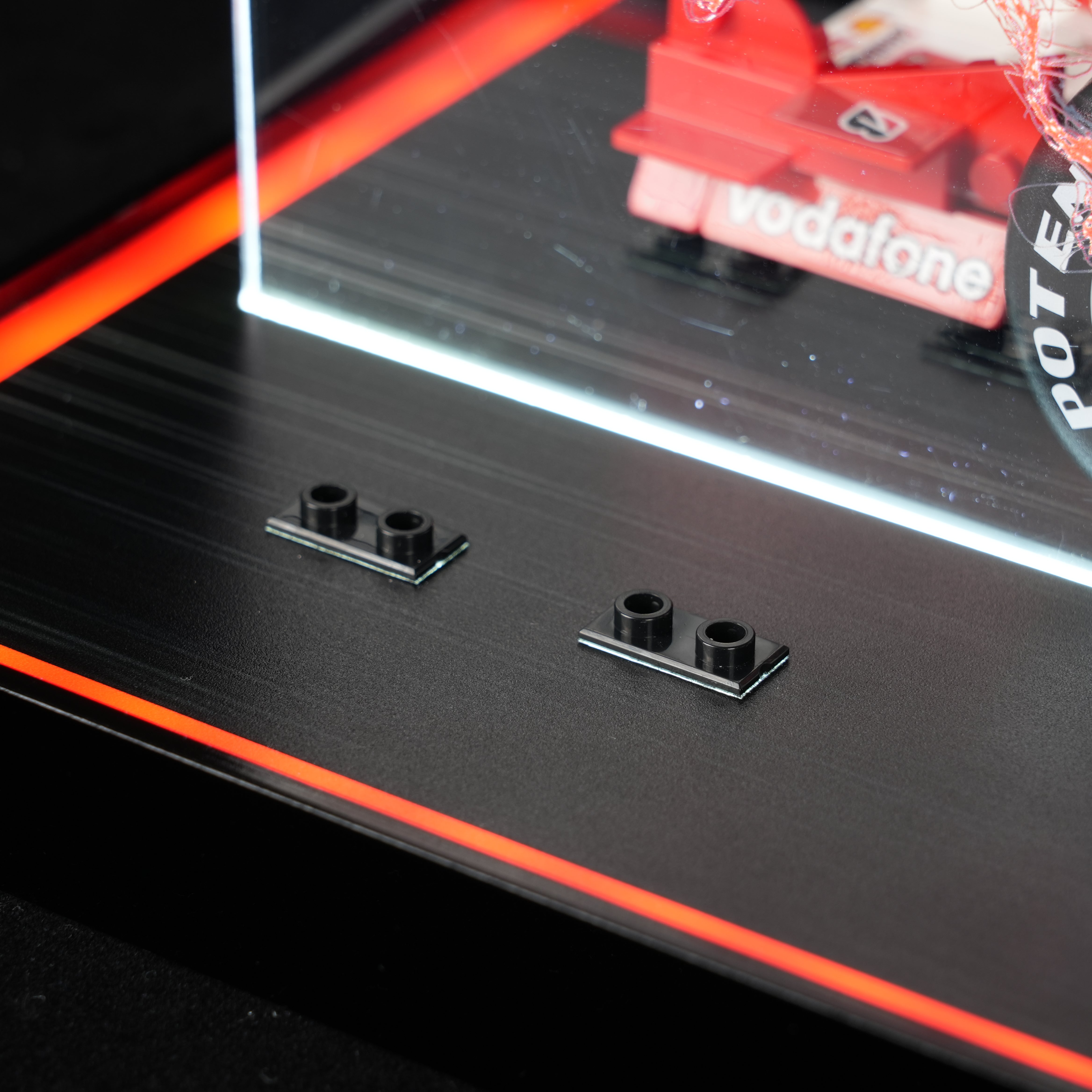 LED Light Acrylic Display Case for LEGO® Icons 11375 Ferrari F2004 F1 Car & Michael Schumacher (LEGO® Set NOT Include)