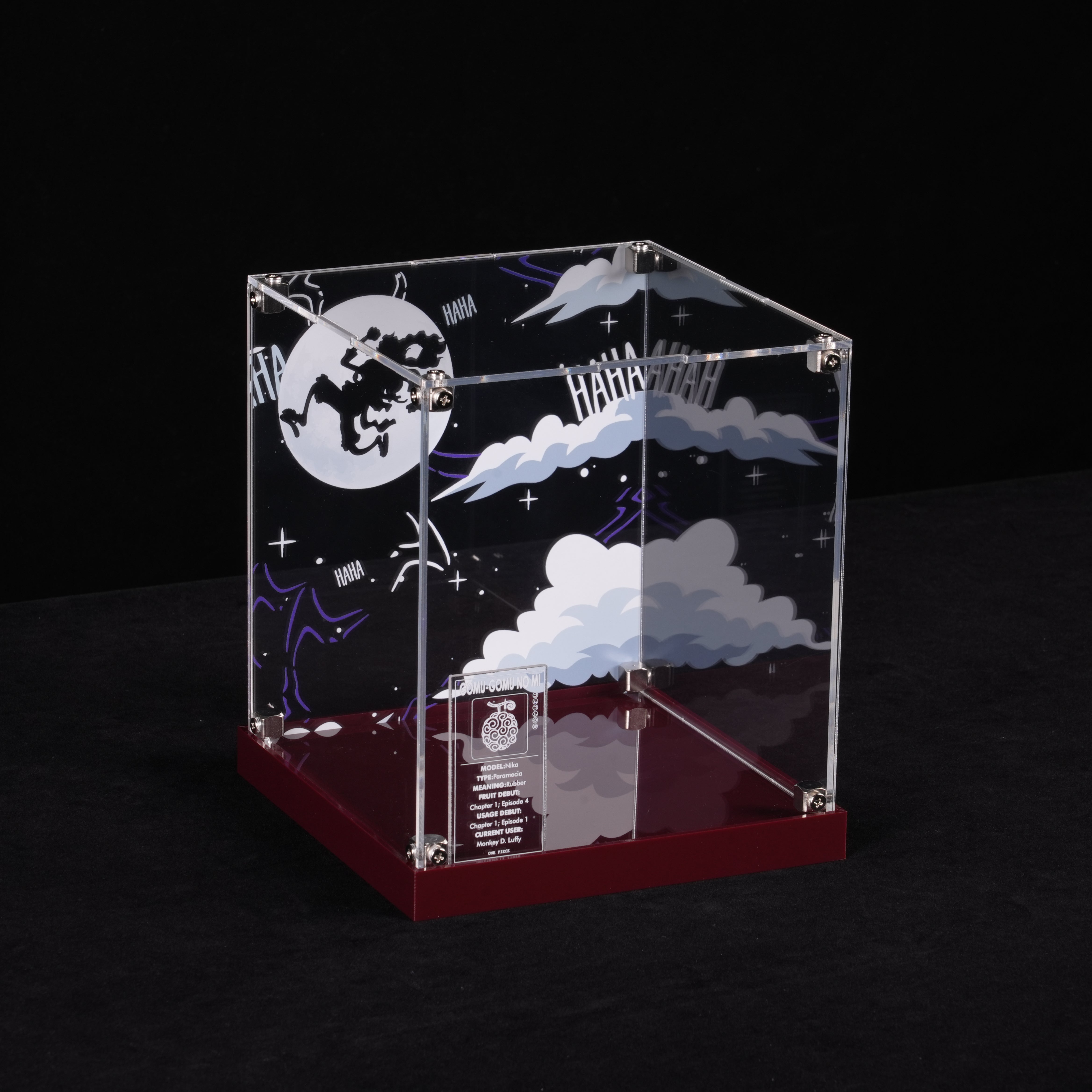 LED Light Acrylic Display Case for LEGO® One Piece 75647 Gum-Gum Fruit (LEGO® Set NOT Include)