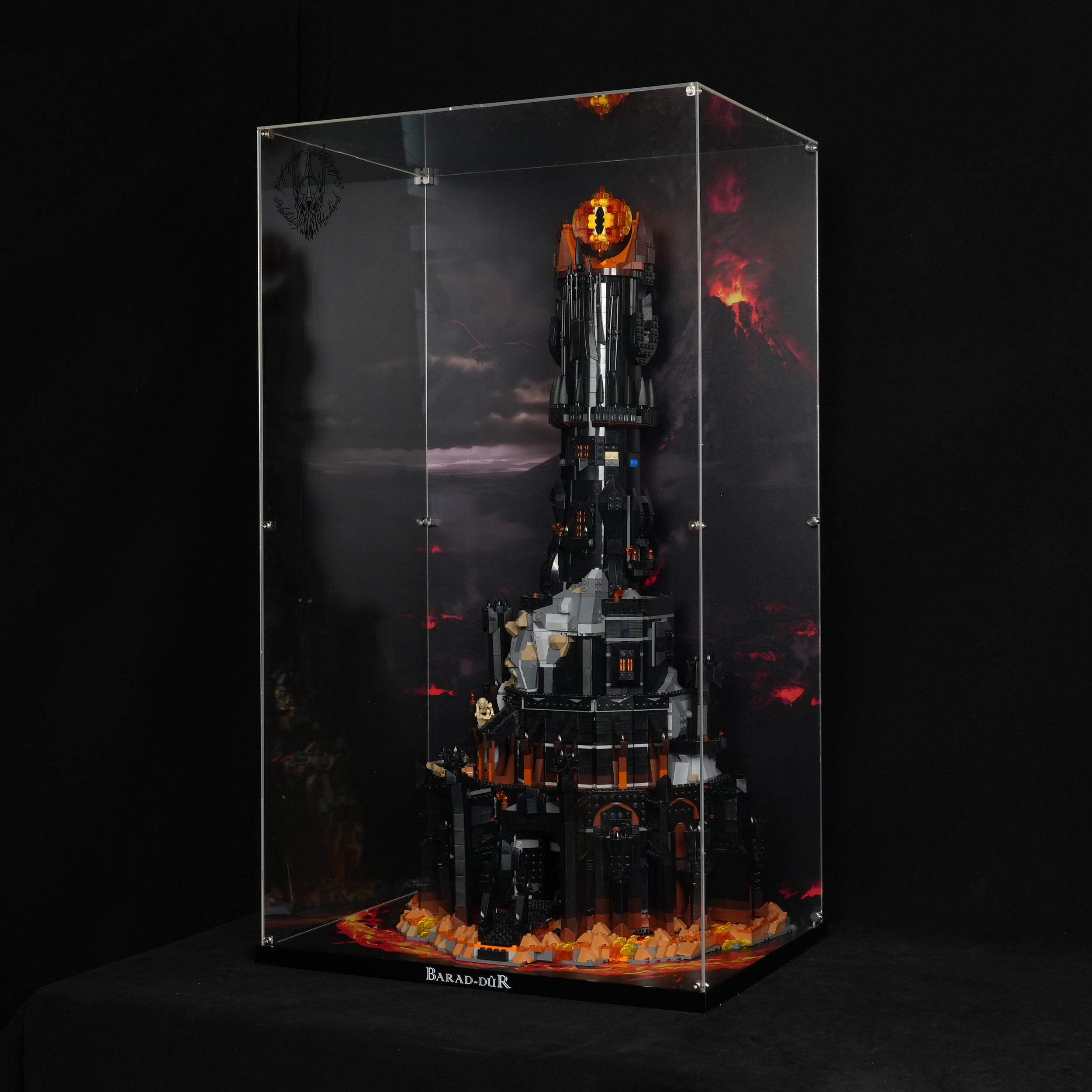 Acrylic Display Case for LEGO® Lord of the Rings™ 10333 The Lord of the Rings: Barad-dûr™ (LEGO® Set NOT Included)
