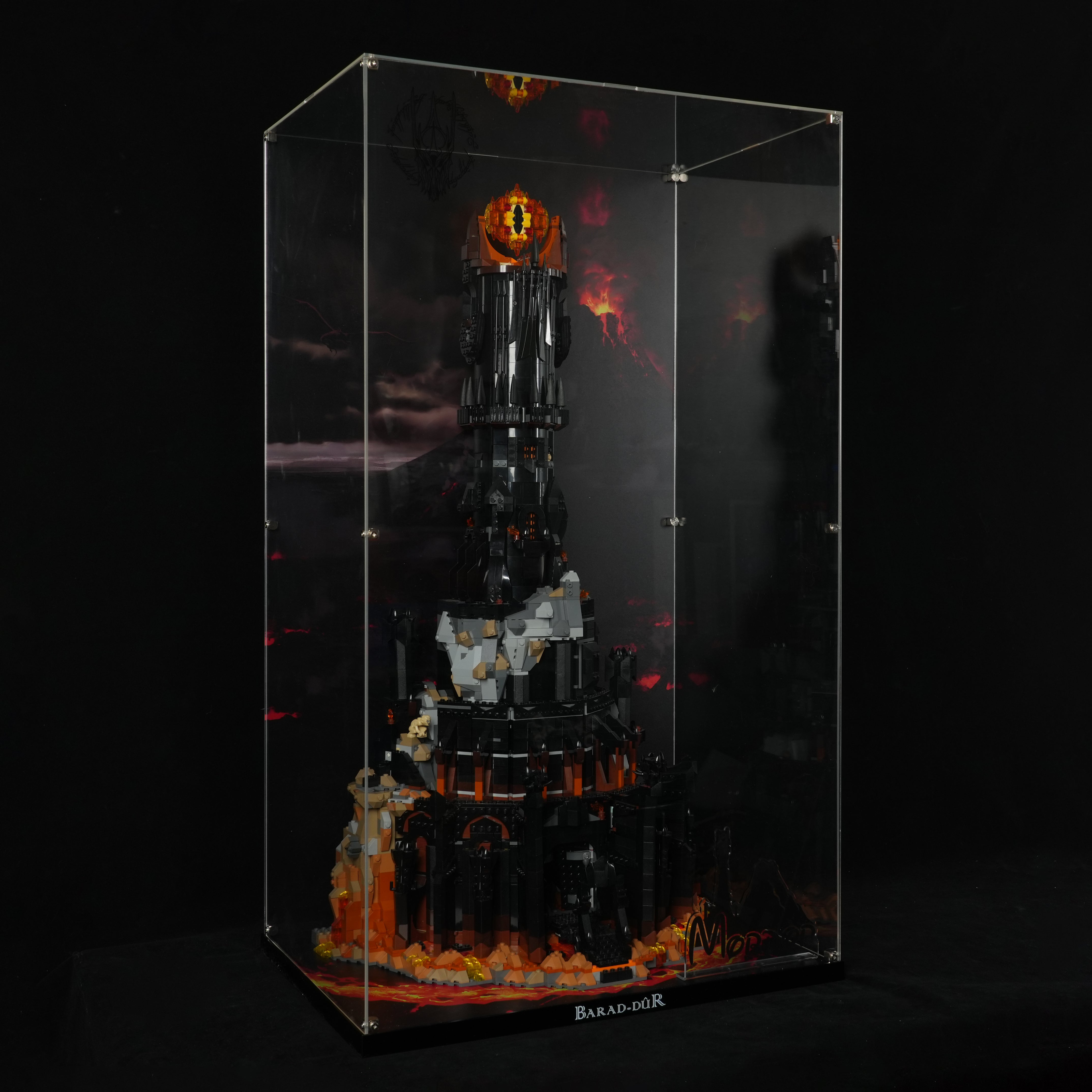 Acrylic Display Case for LEGO® Lord of the Rings™ 10333 The Lord of the Rings: Barad-dûr™ (LEGO® Set NOT Included)