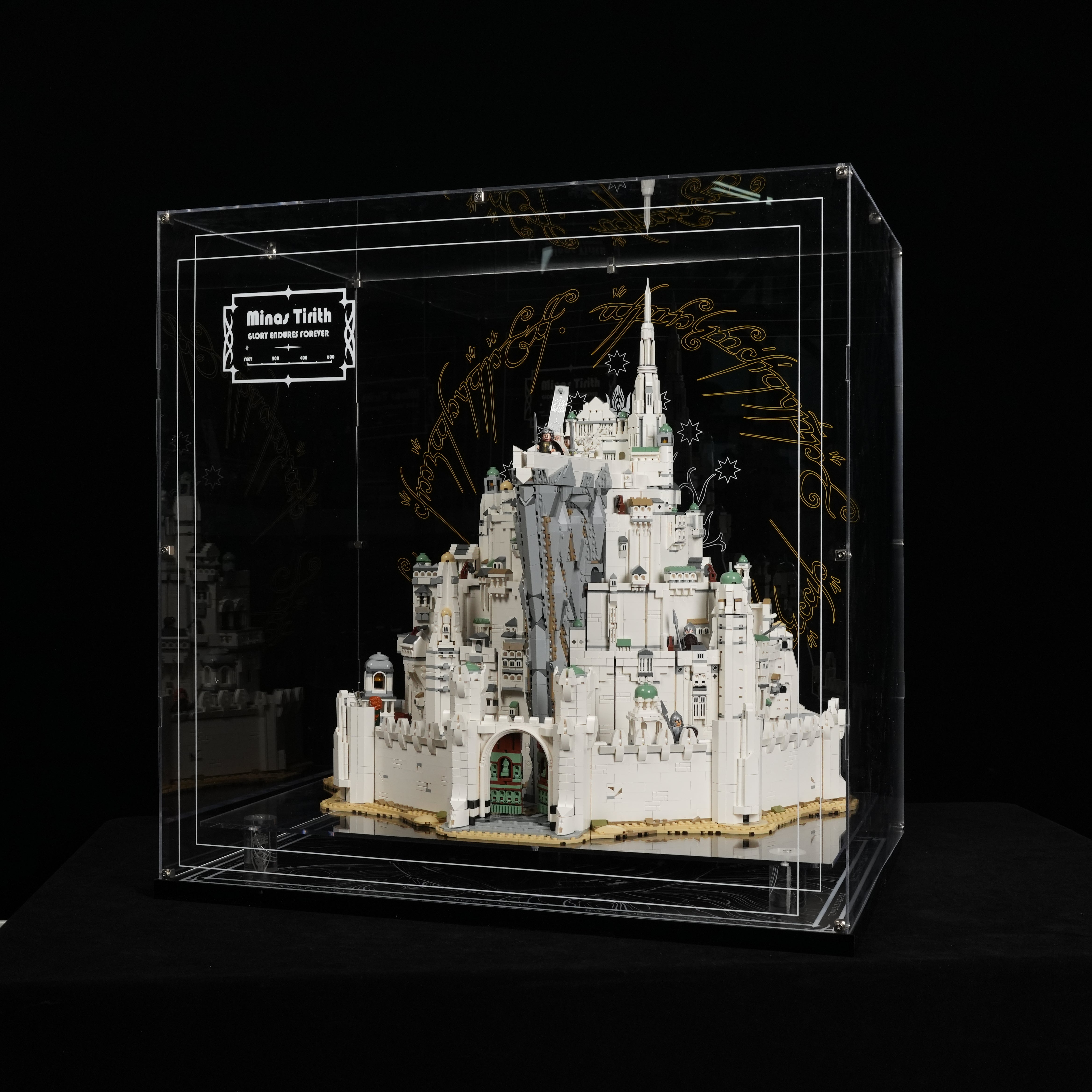 LED Light Acrylic Display Case for LEGO® Icons 11377 (LEGO® Set NOT Included)