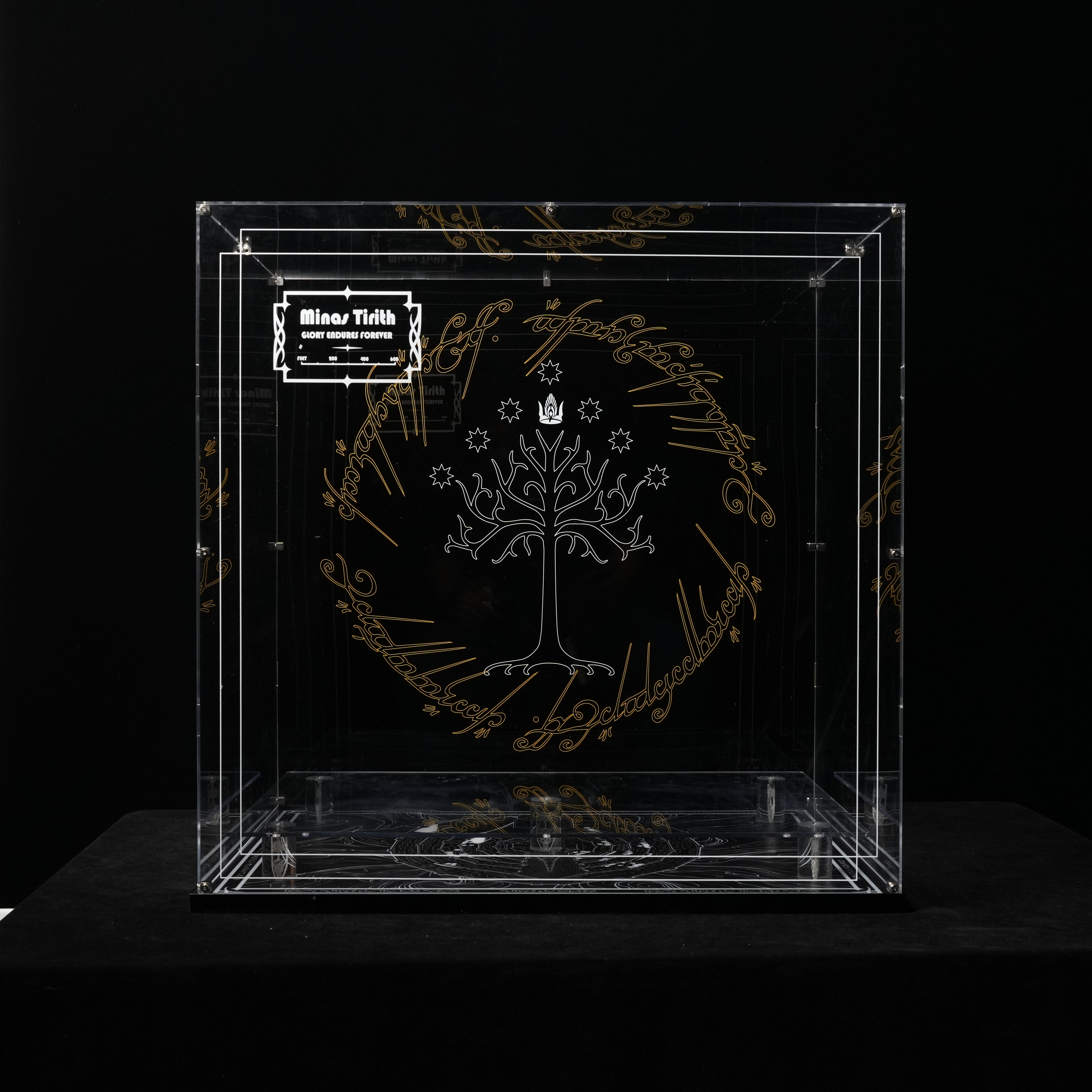 LED Light Acrylic Display Case for LEGO® Icons 11377 (LEGO® Set NOT Included)