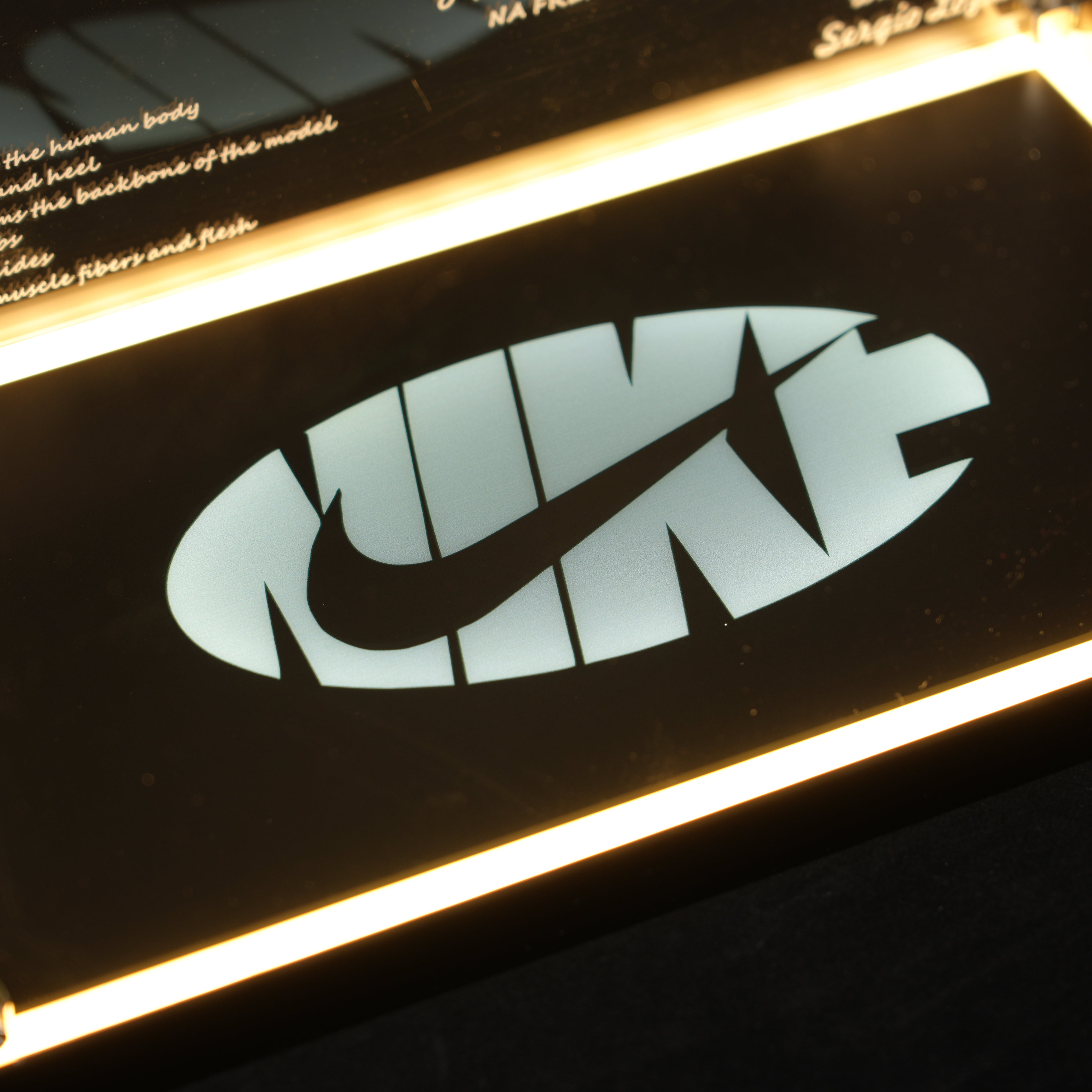 LED Light Acrylic Display Case for LEGO® Nike 43025 Nike Air Max 95 (LEGO® Set NOT Include)