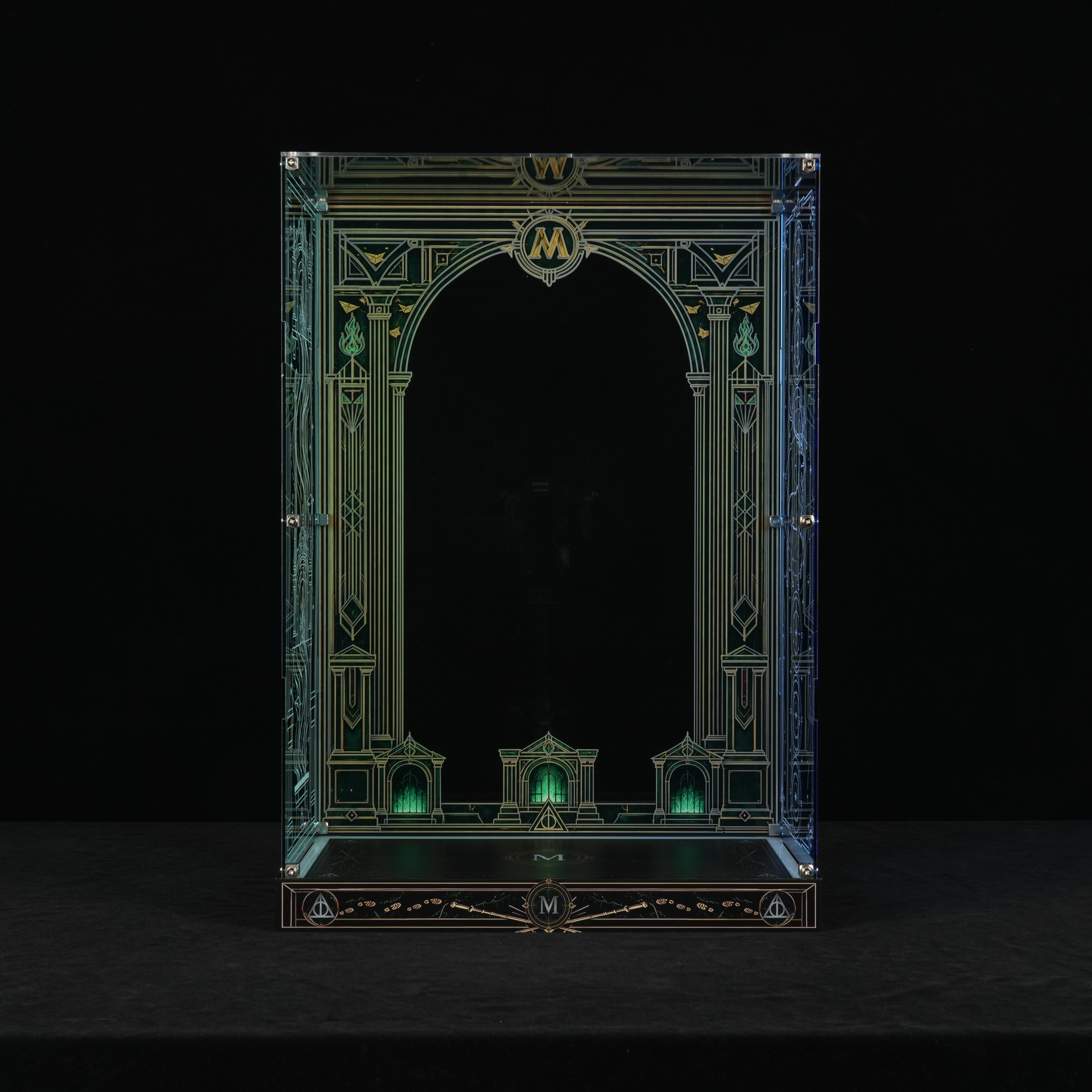 LED Light Acrylic Display Case for Harry Potter™ 76476 The Ministry of Magic™ – Collectors' Edition  (LEGO® Set NOT Included)