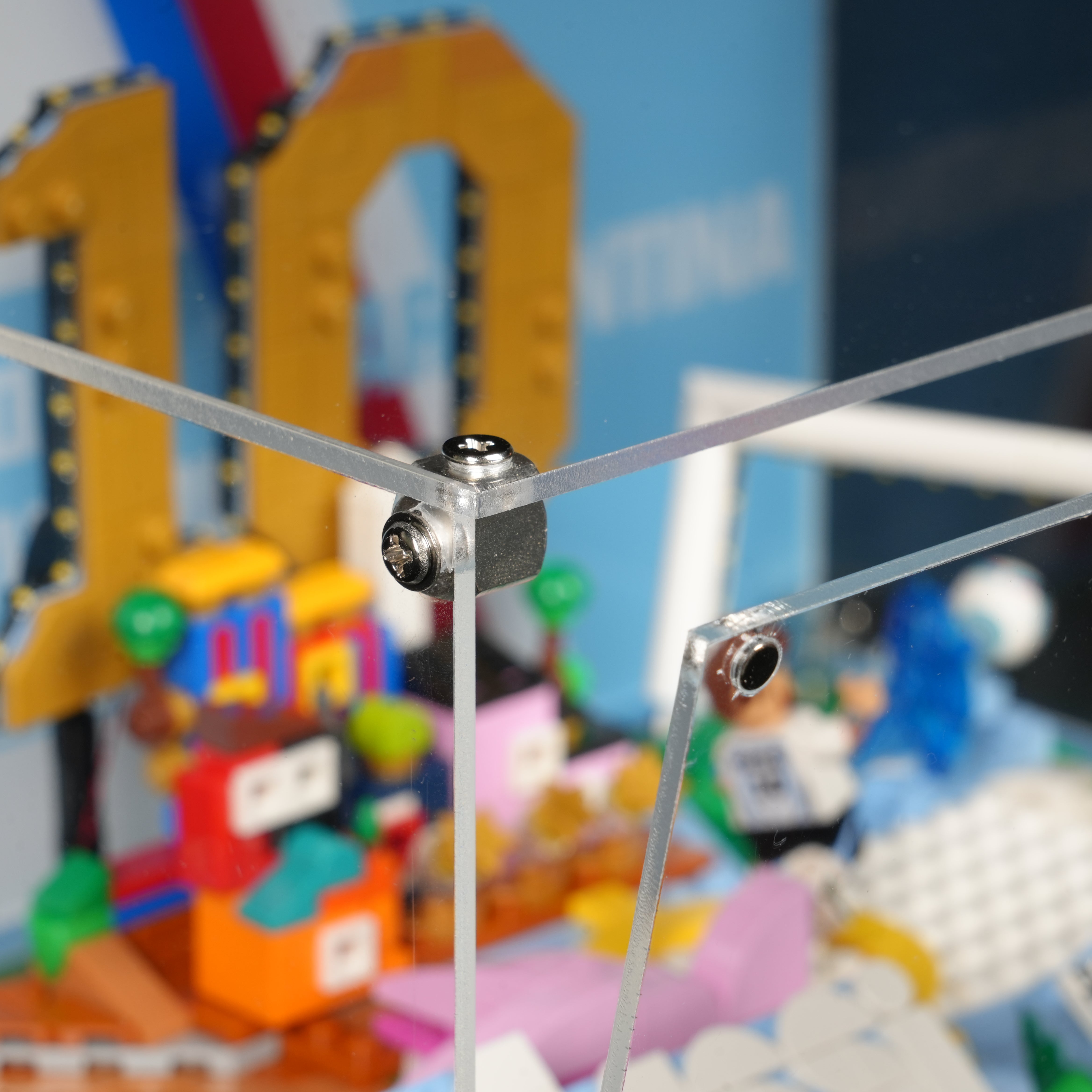 Acrylic Display Case for LEGO® Editions 43011 Lionel Messi – Football Highlights (LEGO® Set NOT Included)