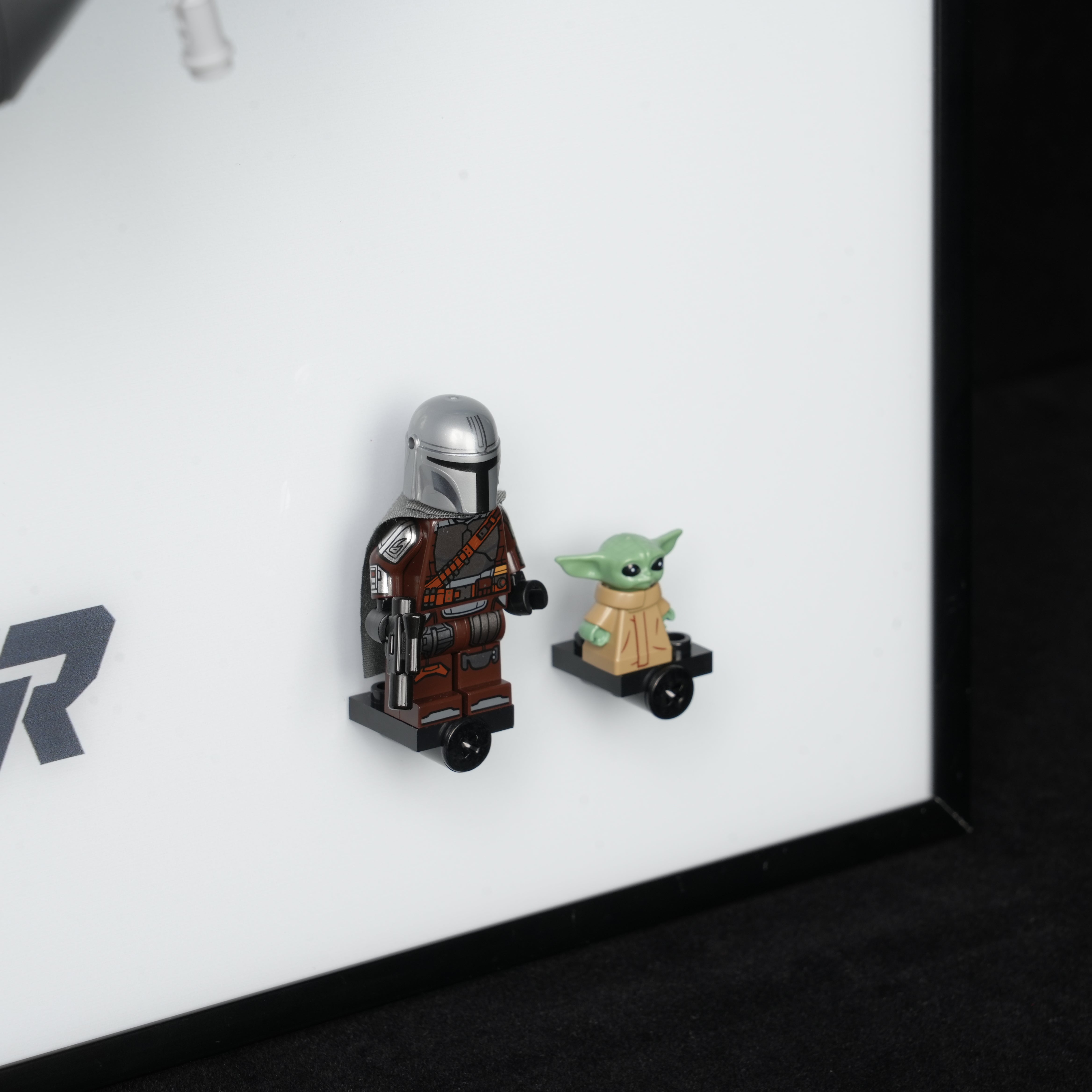 Display Wall Mount for LEGO® Star Wars™ 75442 The Mandalorian's N-1 Starfighter™ (LEGO® Set NOT Include)