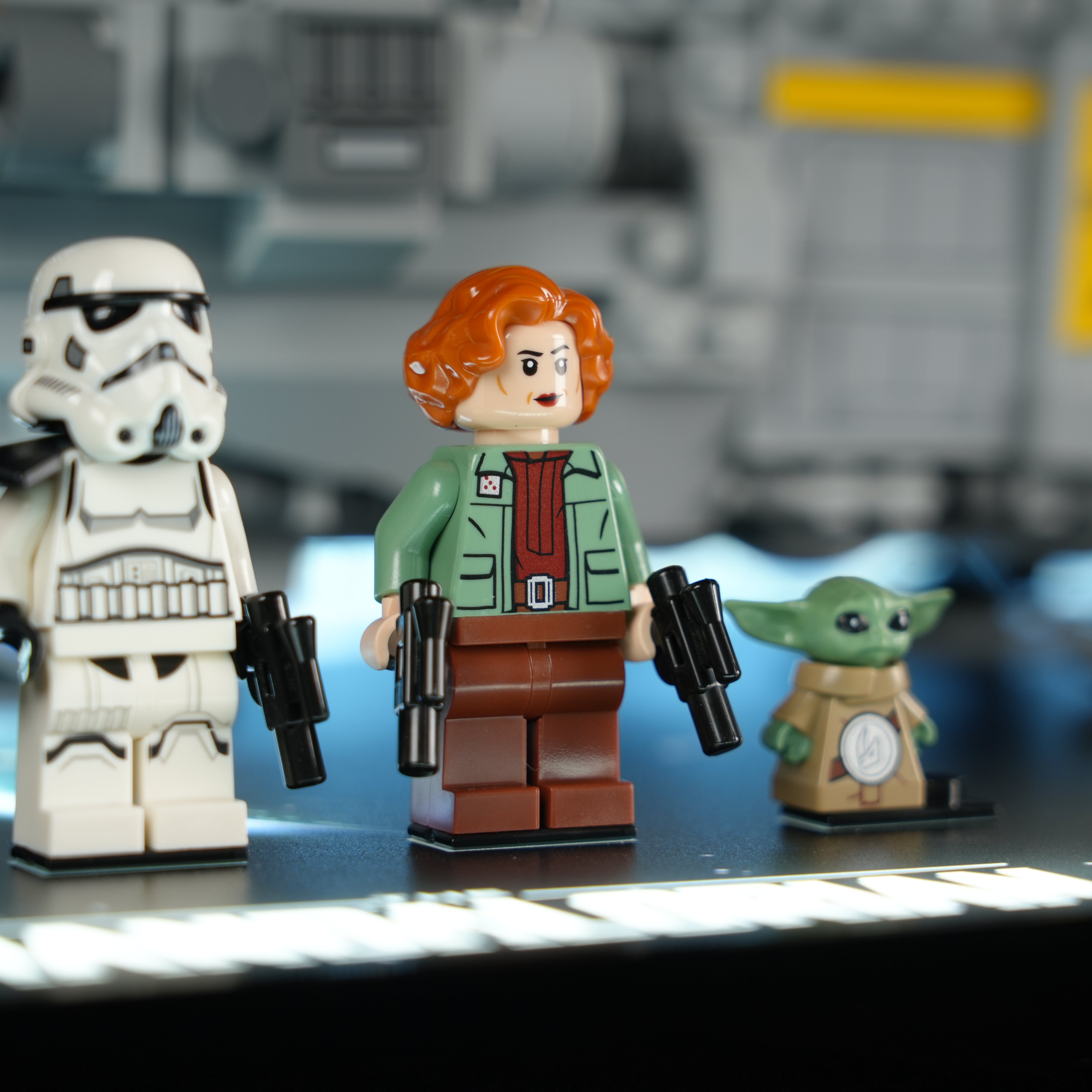 LED Light Acrylic Display Case for LEGO® Star Wars™ 75447 The Razor Crest™ (LEGO® Set NOT Include)