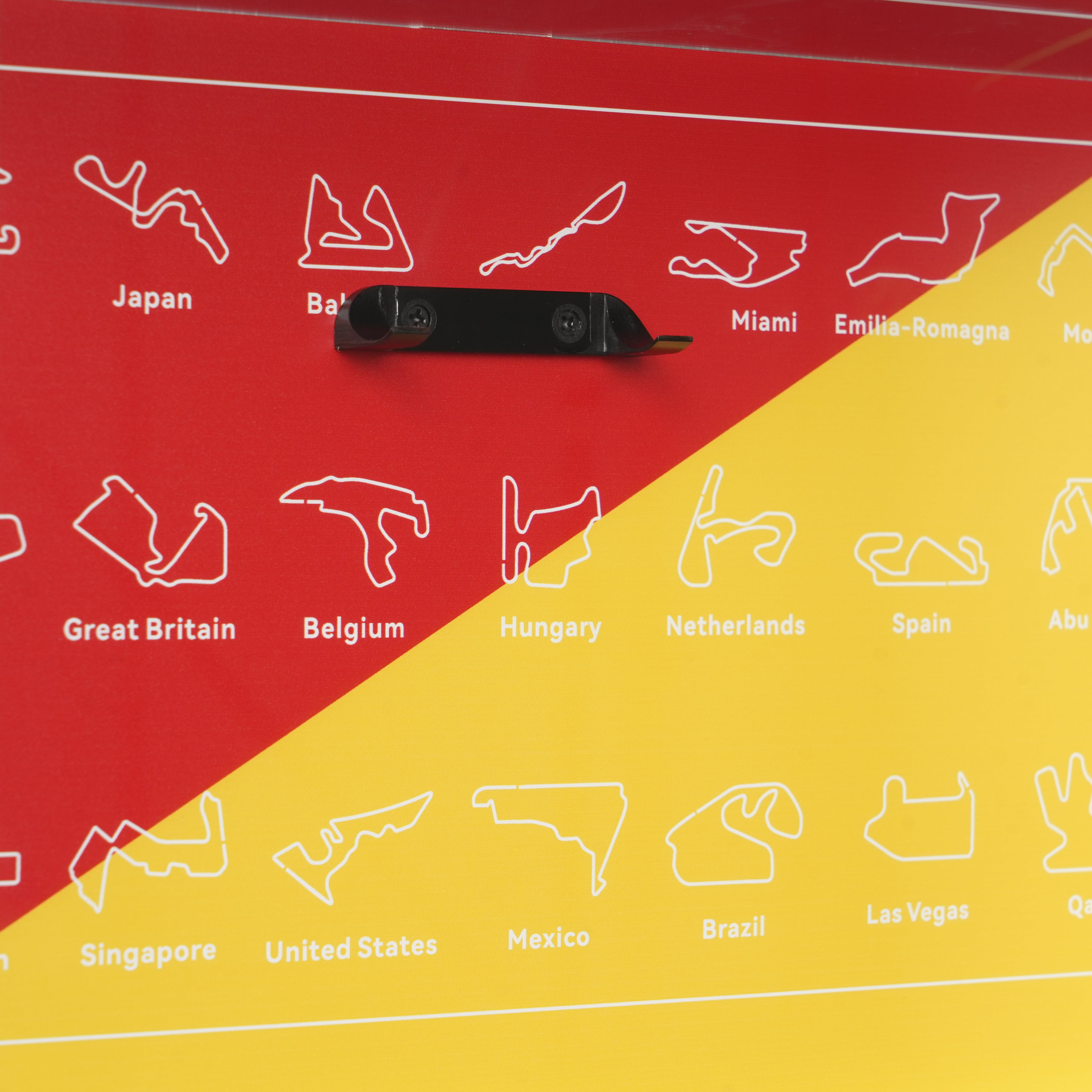 LED Light Acrylic Display Case for LEGO® Editions 43014 & 43022 Scuderia Ferrari HP Charles Leclerc Helmet & Lewis Hamilton Helmet (LEGO® Set NOT Include)