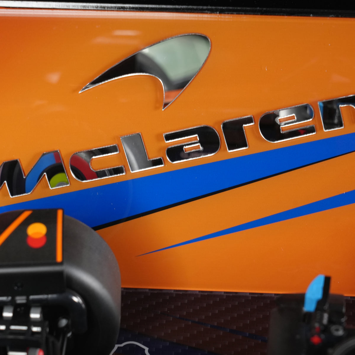 One-Piece Design LED Light Acrylic Display Case for LEGO® Technic™ 42228 McLaren MCL39 F1 Car (LEGO® Set NOT Include)