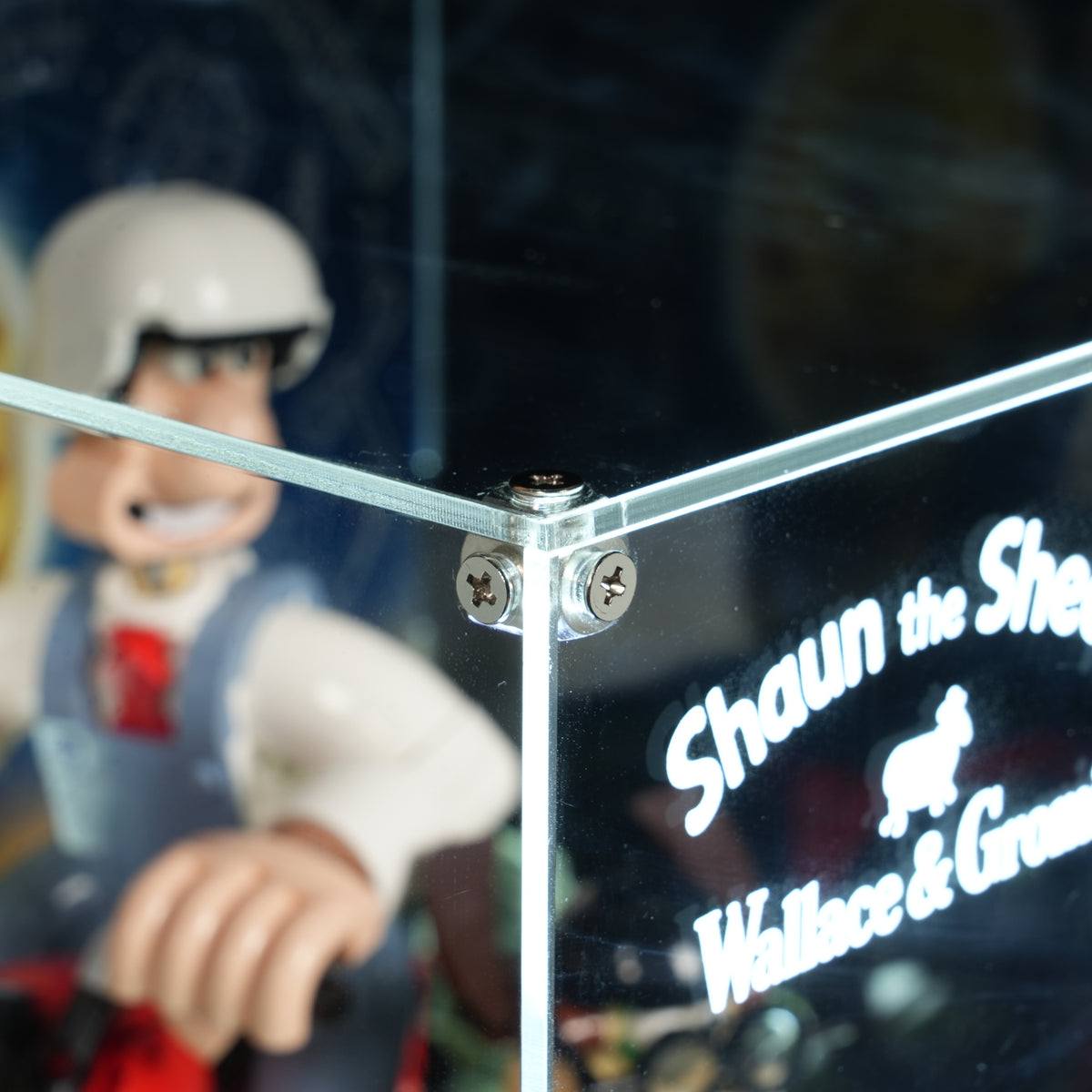 LED Light Acrylic Display Case for  LEGO® Ideas 21371 Wallace & Gromit (LEGO® Set Not Included).
