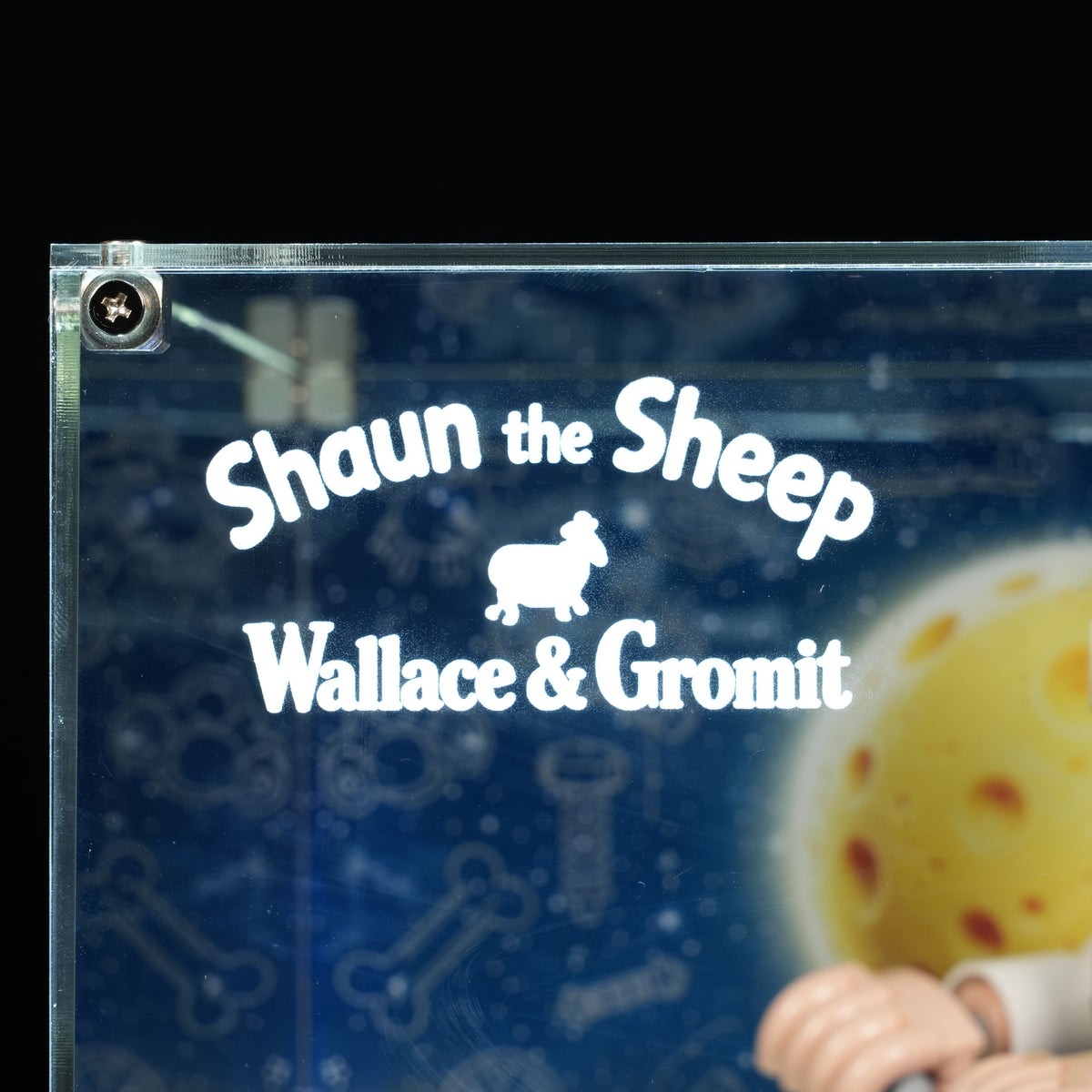 LED Light Acrylic Display Case for  LEGO® Ideas 21371 Wallace & Gromit (LEGO® Set Not Included).