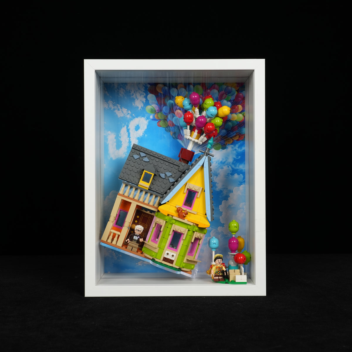 LED Light Acrylic Display Wall Mount for LEGO® Disney™ 43217 UP HOUSE (LEGO® Set NOT Include)