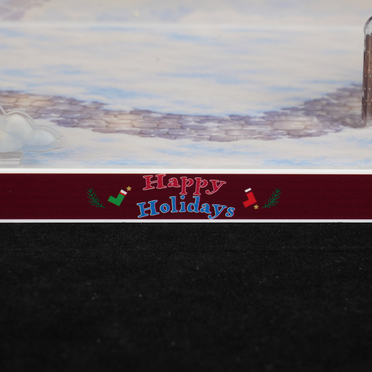 LED Light Acrylic Display Case for LEGO® Icons 11387 Holiday House (LEGO® Set Not Included)