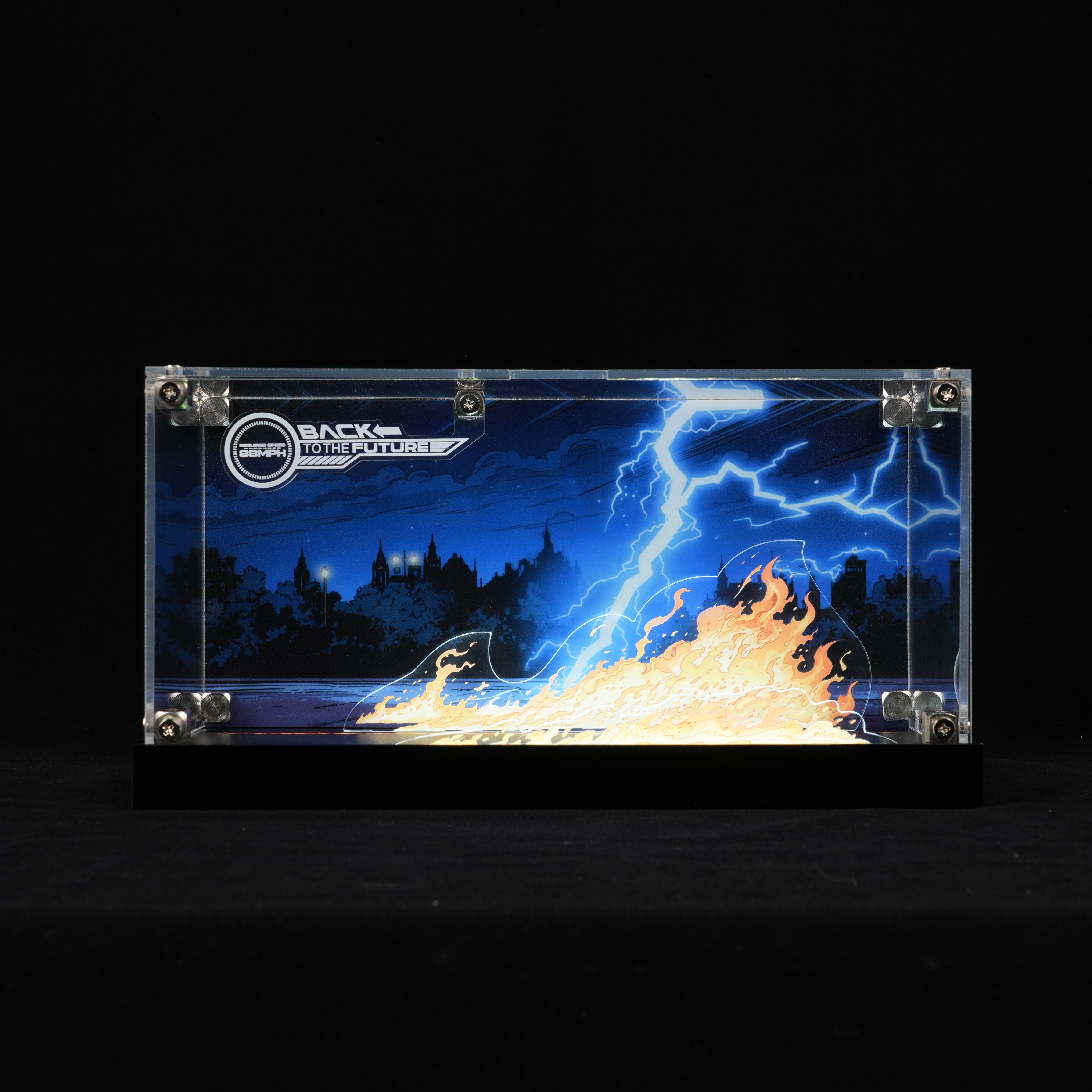 LookBricks Acrylic Display Case for LEGO® Speed Champions 77256 Time M