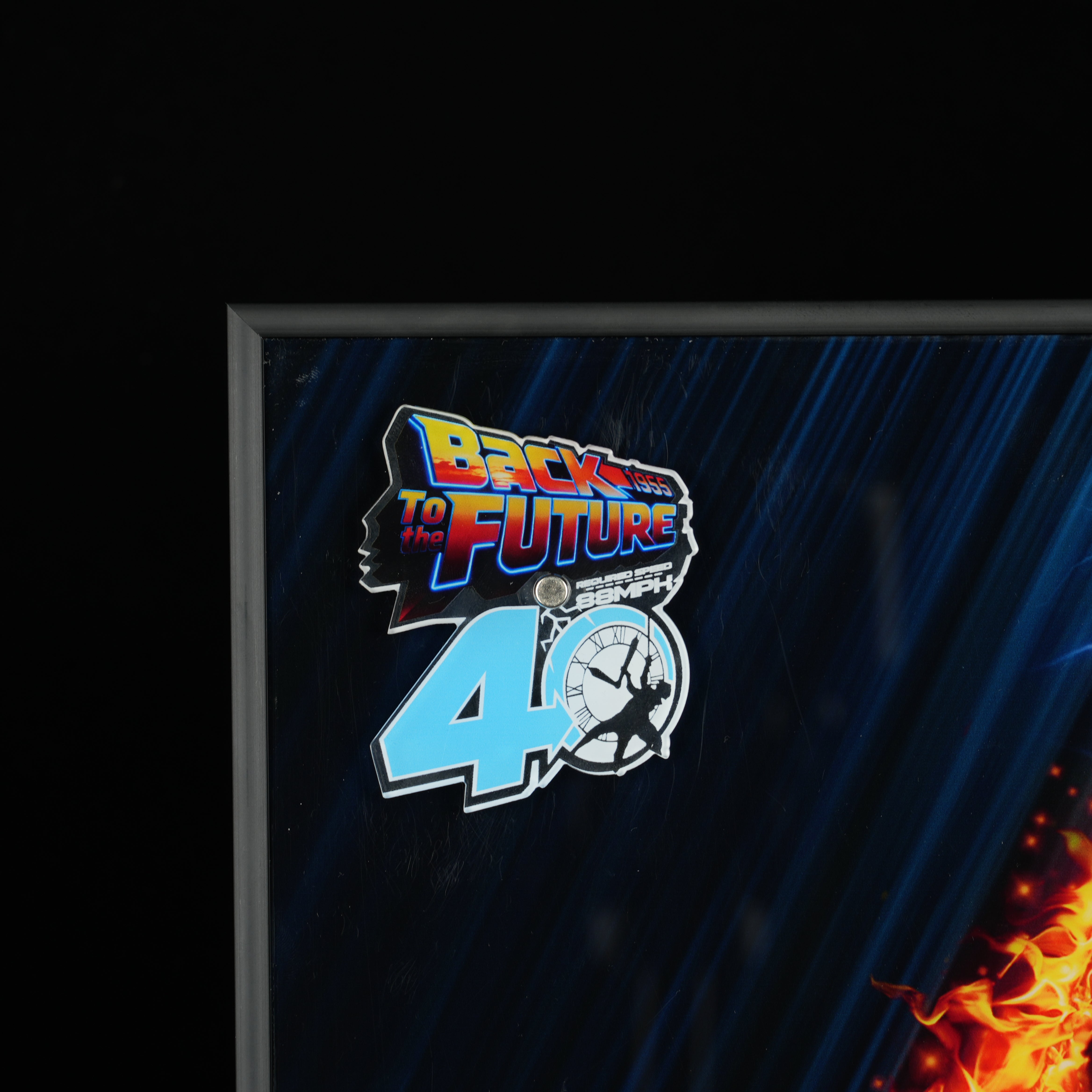 Acrylic Display Wall Mount For LEGO® Icons 10300 & 77256 Back To The Future  (LEGO® Set NOT Include)