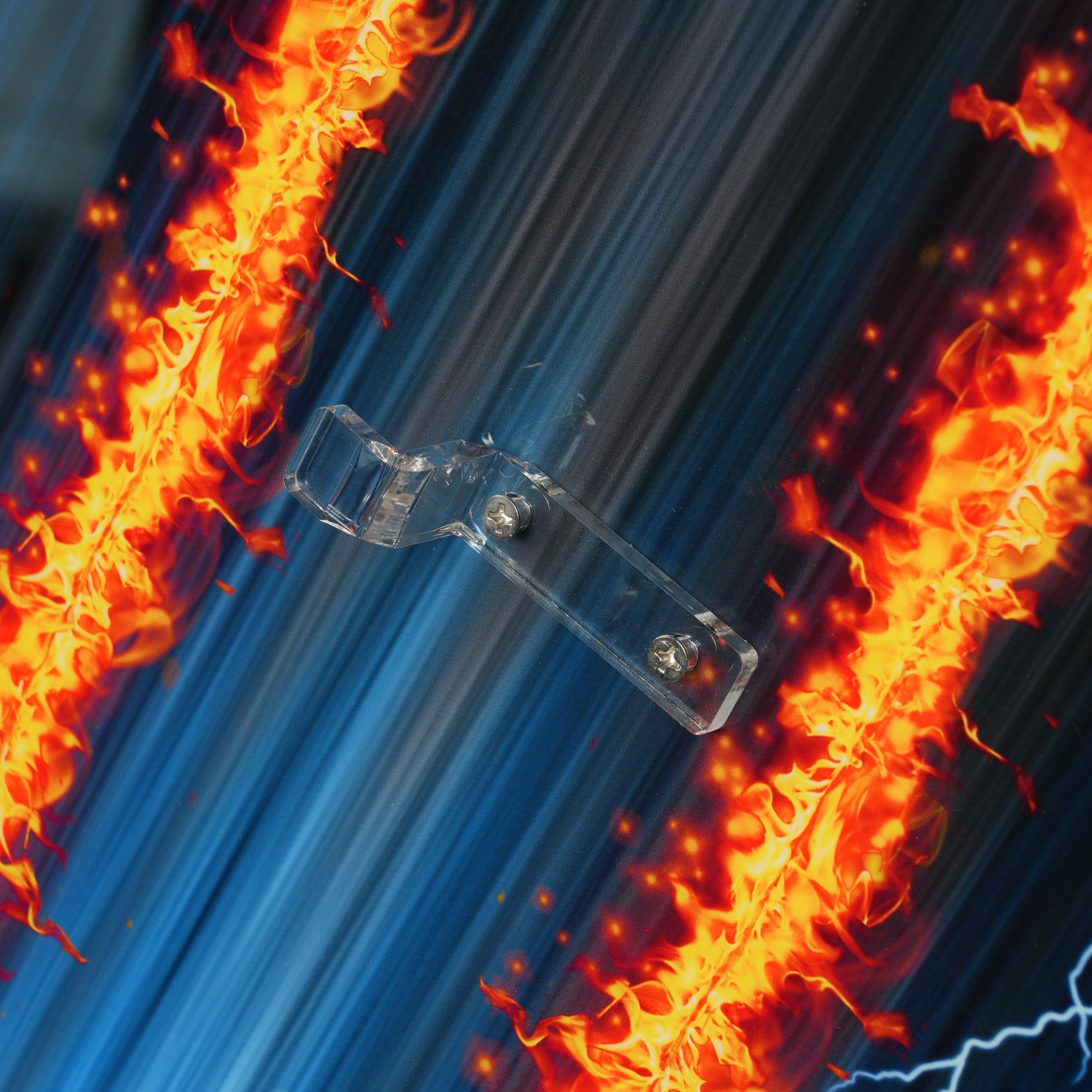 Acrylic Display Wall Mount For LEGO® Icons 10300 & 77256 Back To The Future  (LEGO® Set NOT Include)