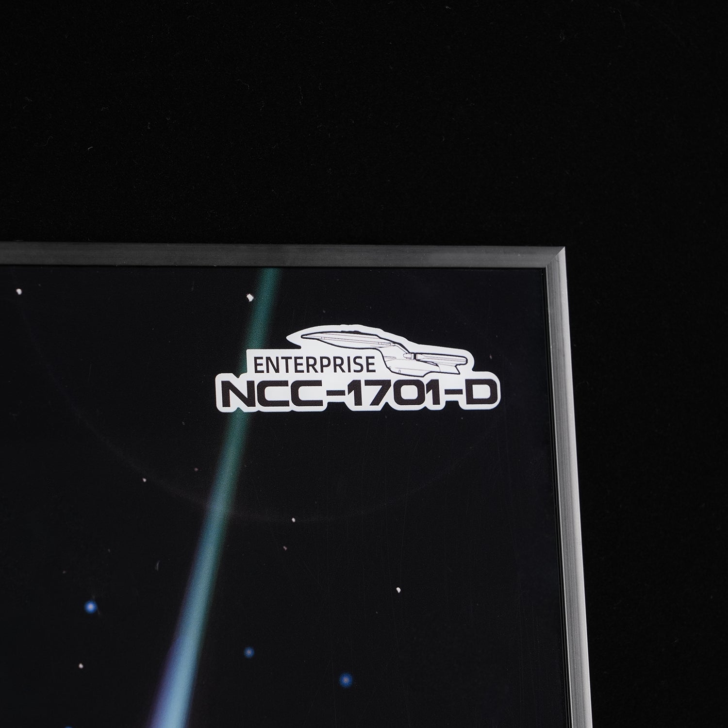 Acrylic Display Wall Mount  for LEGO® Icons 10356 Star Trek: U.S.S. Enterprise NCC-1701-D™ (LEGO® Set Not Included).