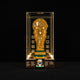 LED Light Acrylic Display Case for LEGO® Editions 43020 / 43019 Soccer Ball / FIFA World Cup™ Official Trophy (LEGO® Set Not Included).