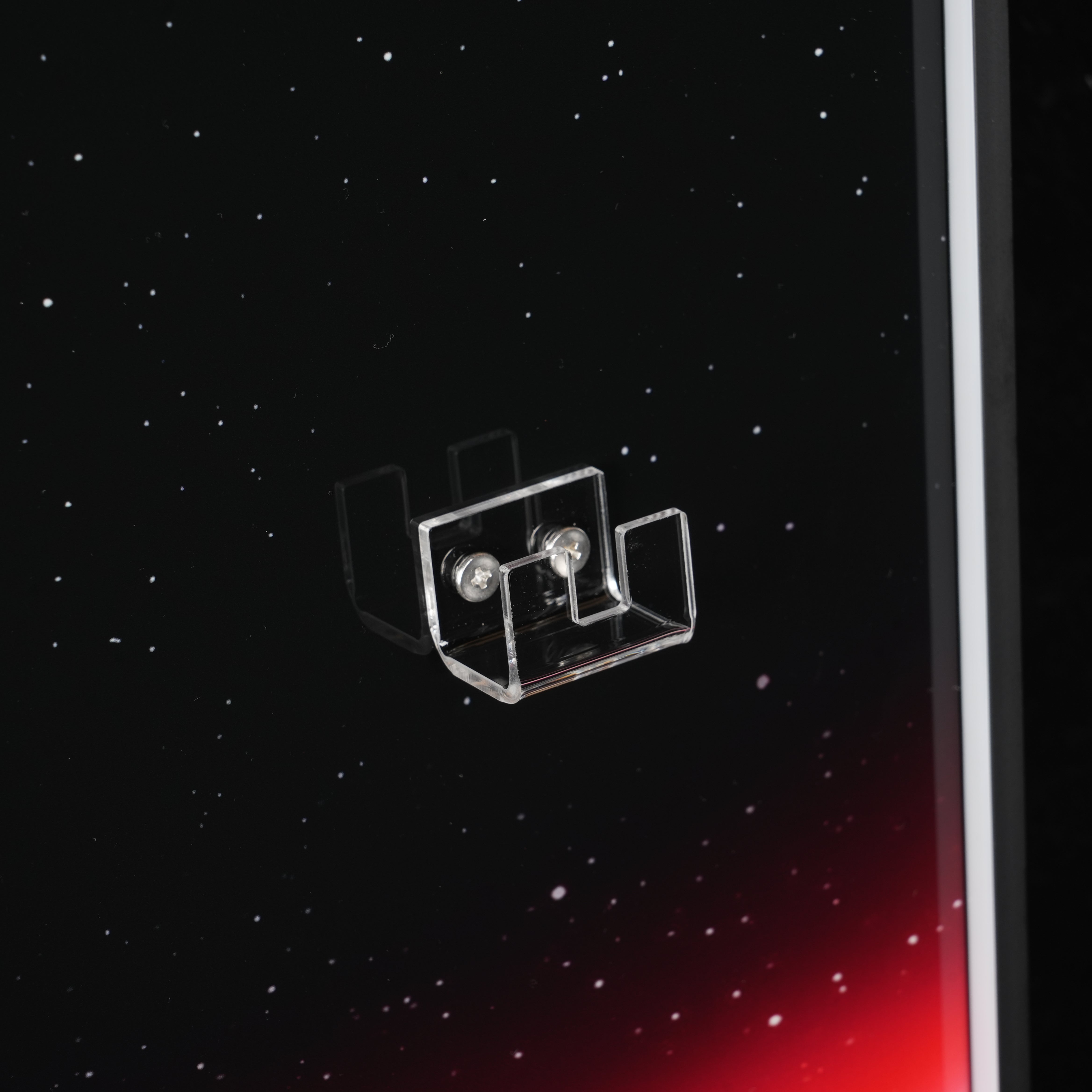 Support mural pour présentoir LEGO® 75257/75389 Star Wars Faucon Millenium/Faucon Noir (1353 pièces) (Ensemble LEGO non inclus)