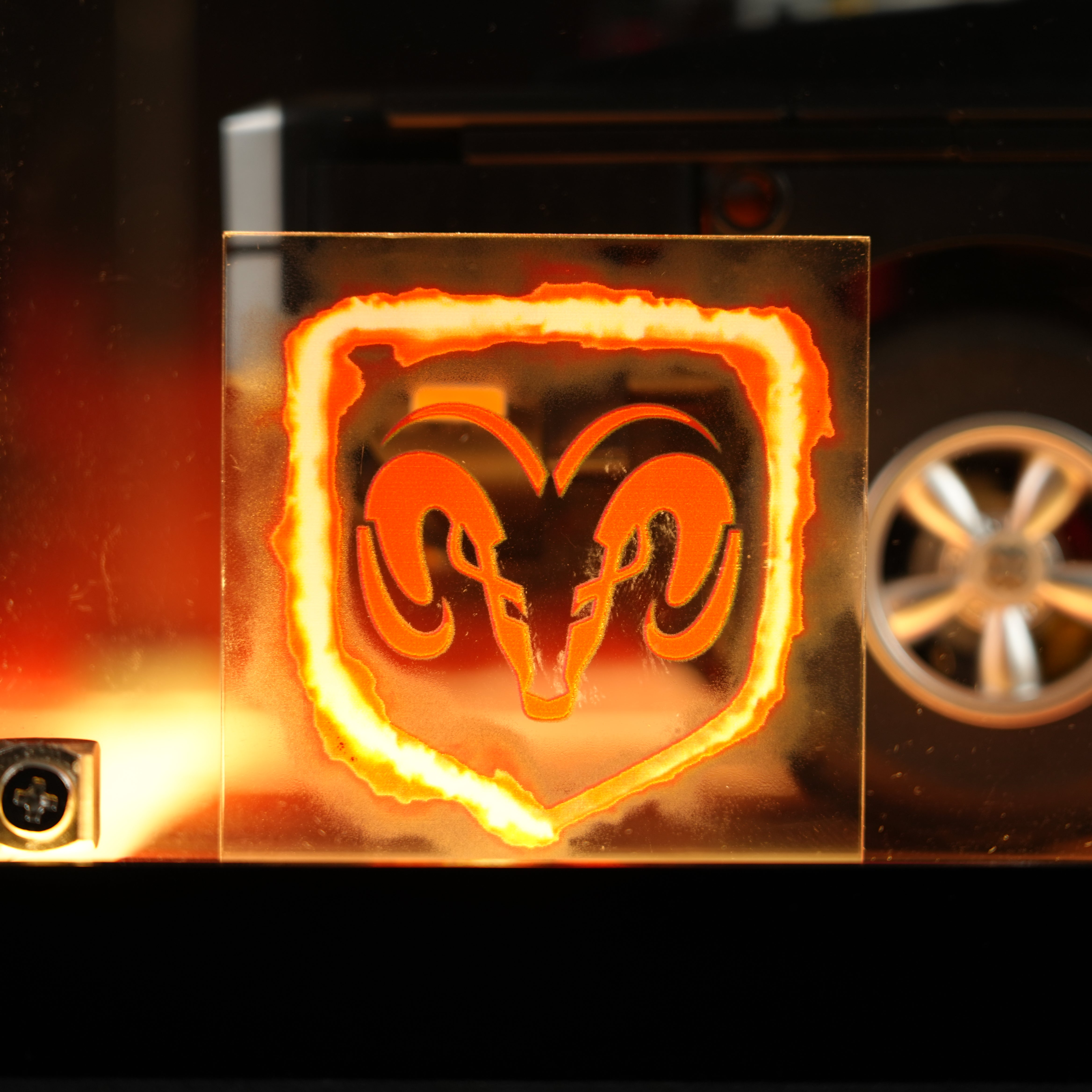 LED Light Acrylic Display Case for LEGO® Technic™ 42231 Fast and Furious Dodge Charger R/T Car (LEGO® Set NOT Include)