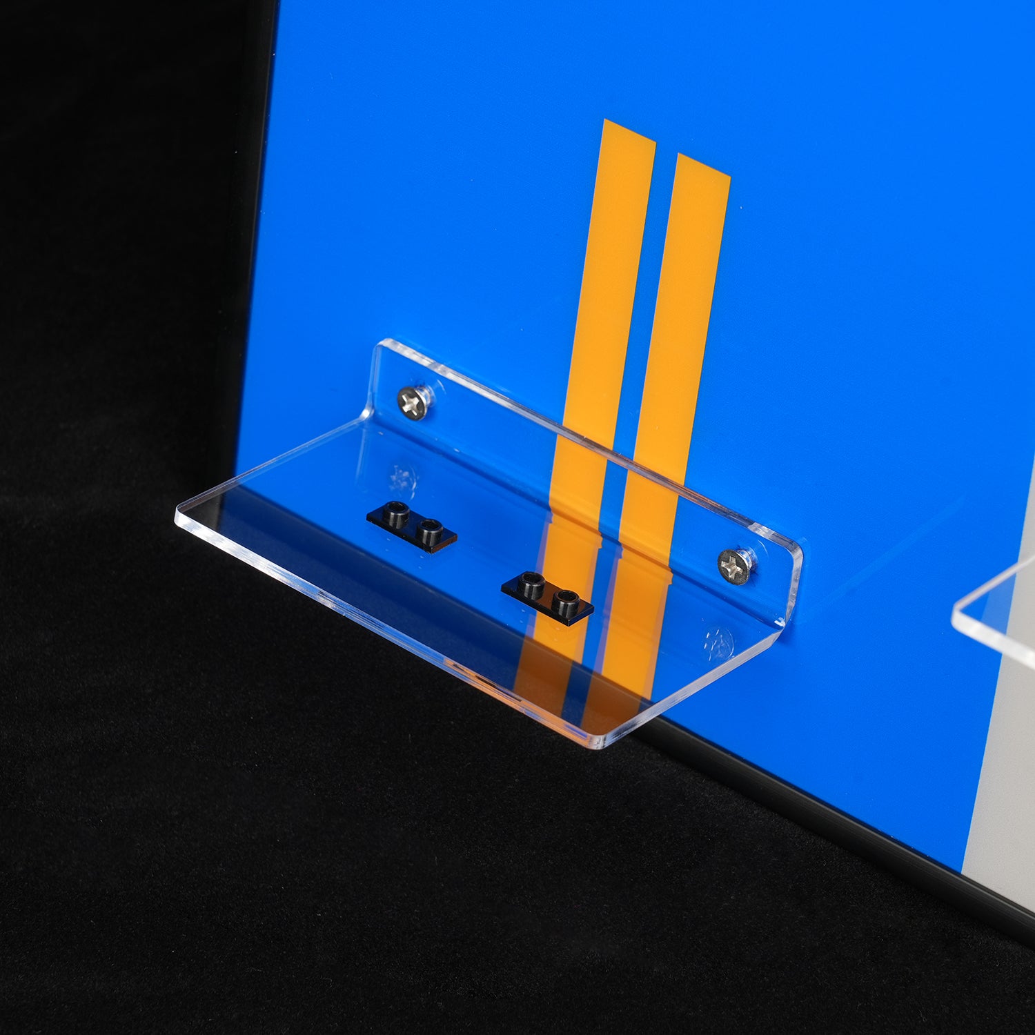 Acrylic Display Wall Mount for LEGO® Icons 10330+10353+11375 - McLaren MP4/4 & Ayrton Senna + Williams Racing FW14B & Nigel Mansell + Ferrari F2004 & Michael Schumacher F1 Car (LEGO® Set NOT Include)