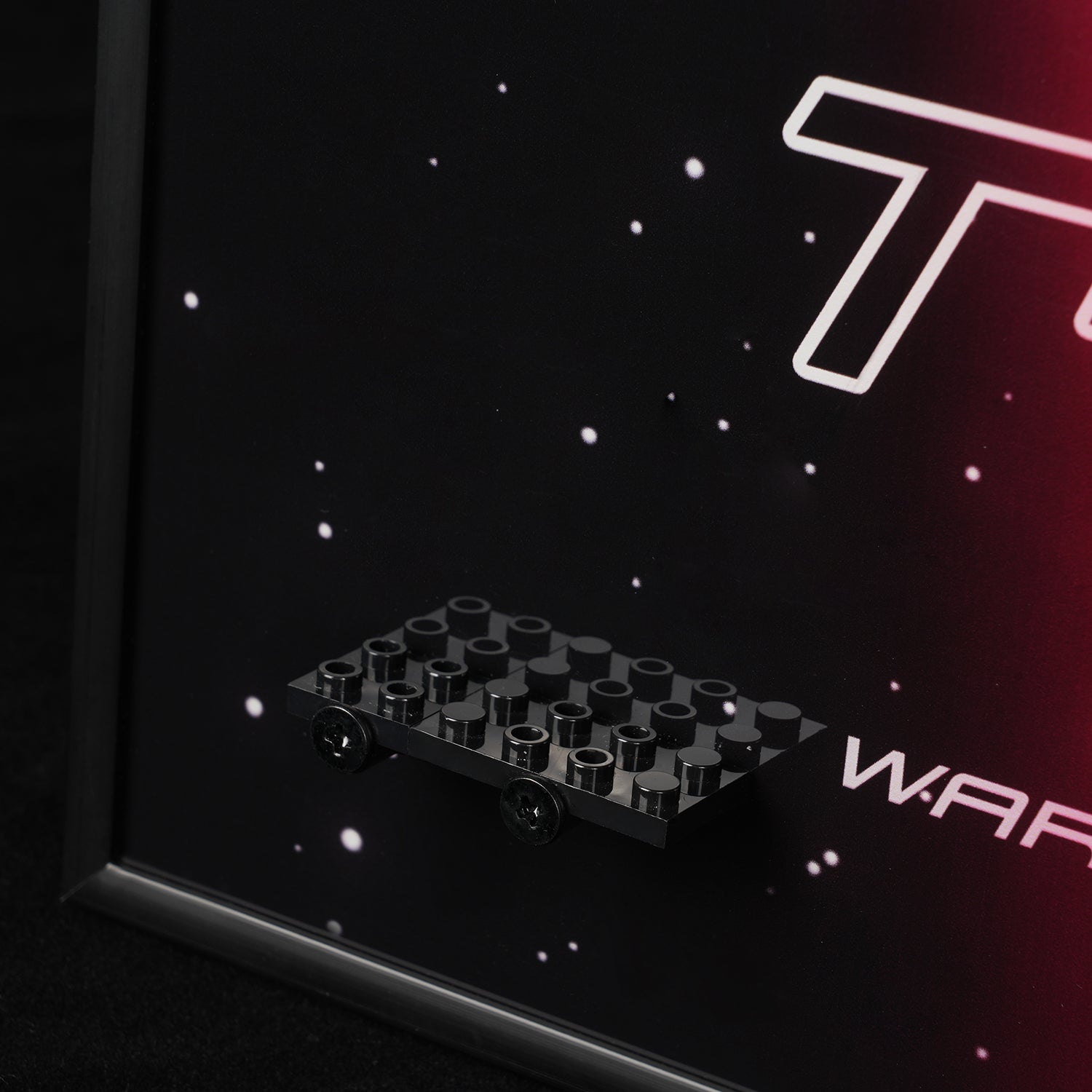 Acrylic Display Wall Mount For LEGO® Star Wars 75355 X-Wing Starfighter™ (LEGO® Set Not Included)