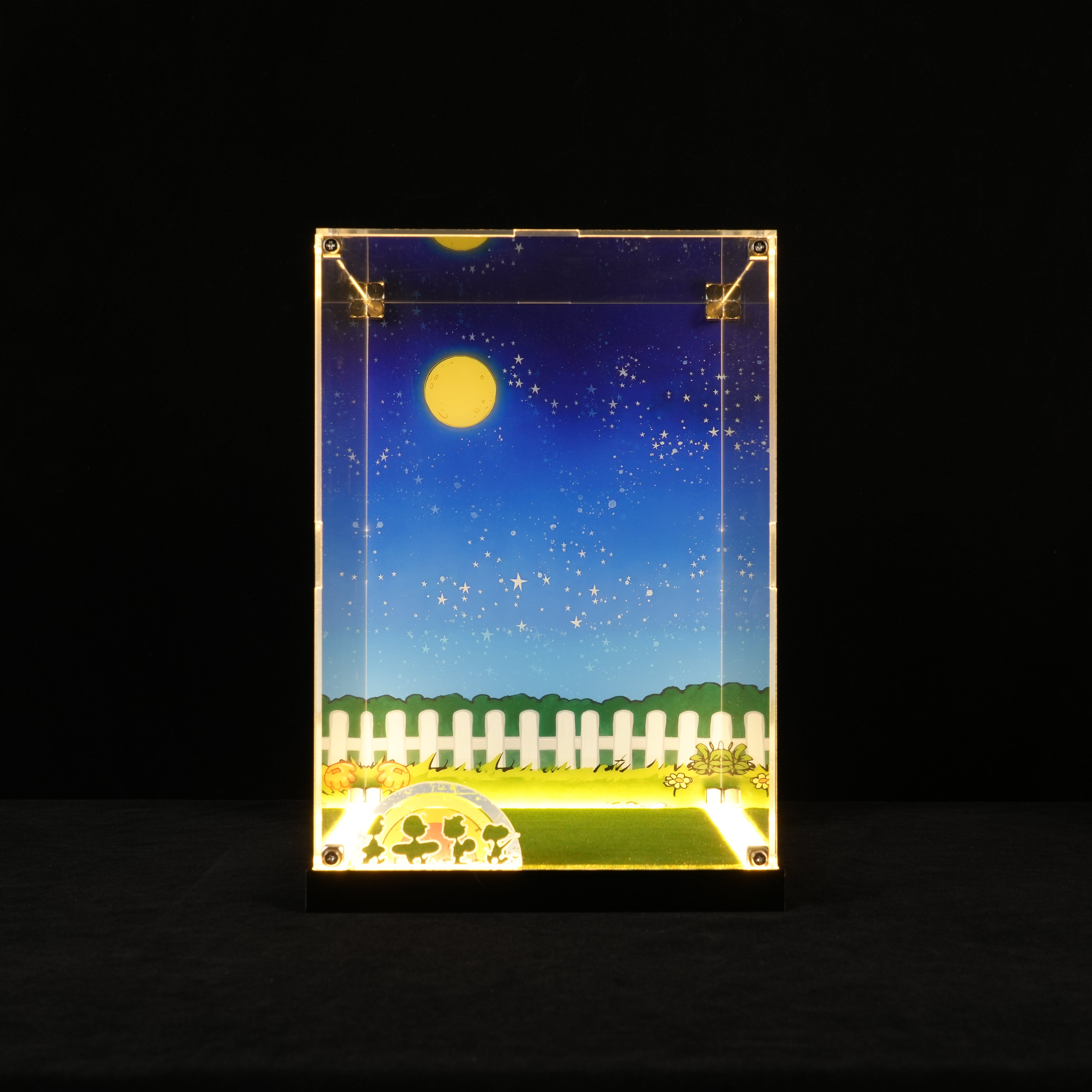 LED Light Acrylic Display Case for LEGO® Ideas 21368 Peanuts: Snoopy's Doghouse (LEGO® Set NOT Include)