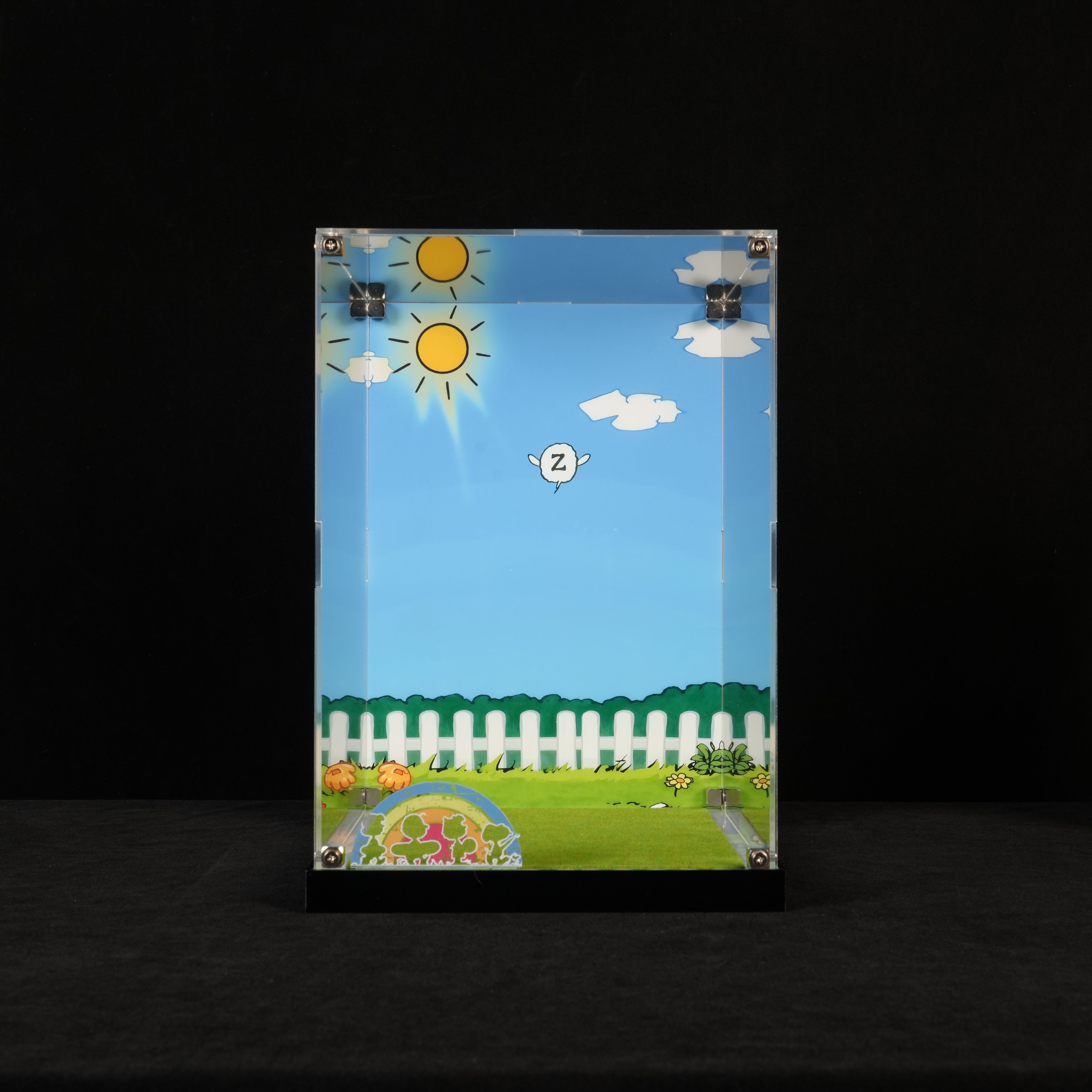 LED Light Acrylic Display Case for LEGO® Ideas 21368 Peanuts: Snoopy's Doghouse (LEGO® Set NOT Include)