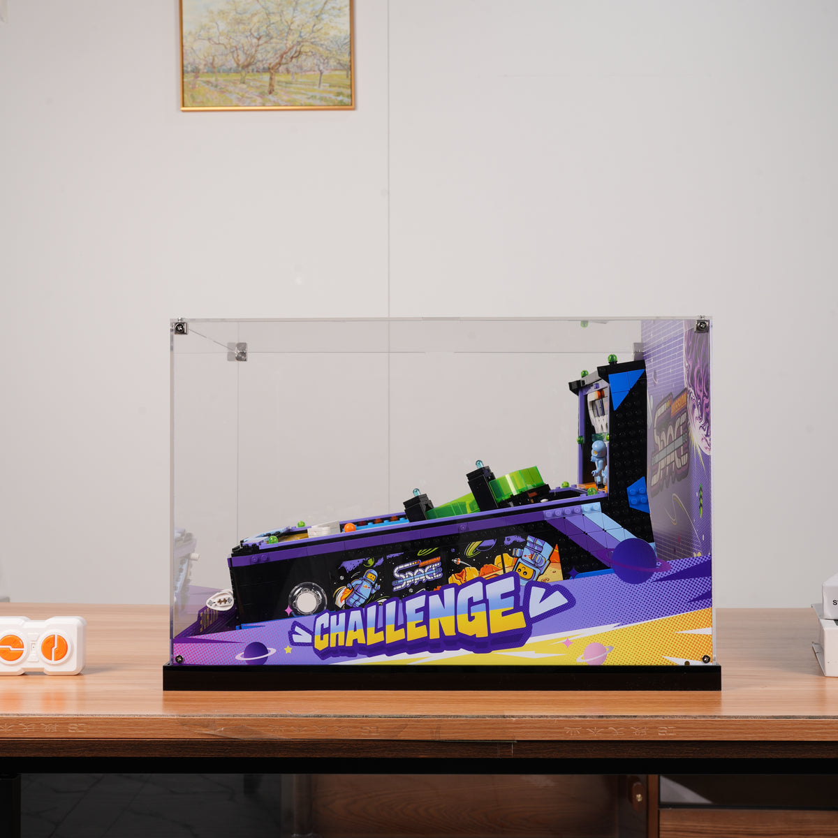 Acrylic Display Case for LEGO® Icons 11374 Arcade Pinball Machine (LEGO® Set Not Included)