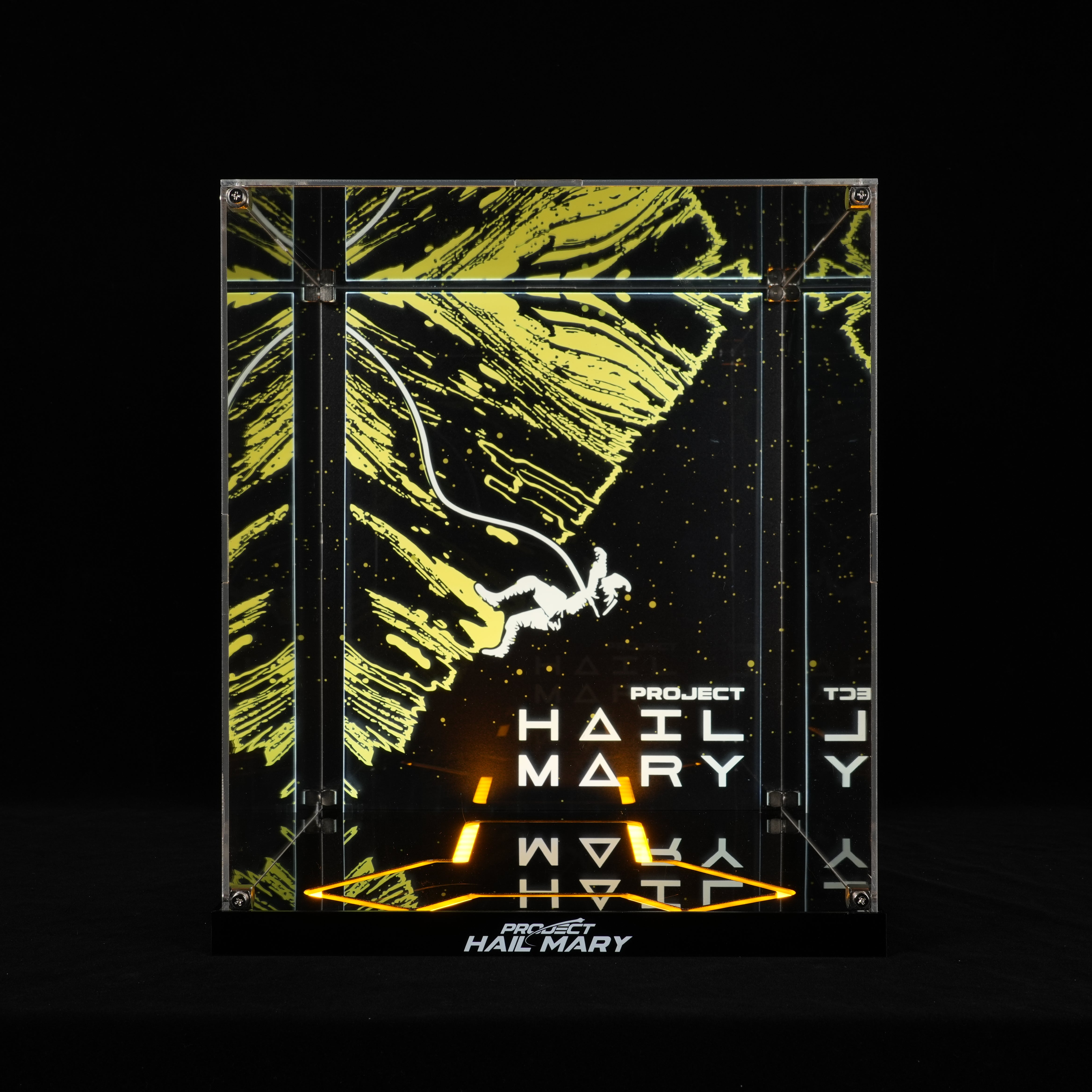 LED Light Acrylic Display Case for LEGO® Icons 11389 Project Hail Mary (LEGO® Set NOT Include)