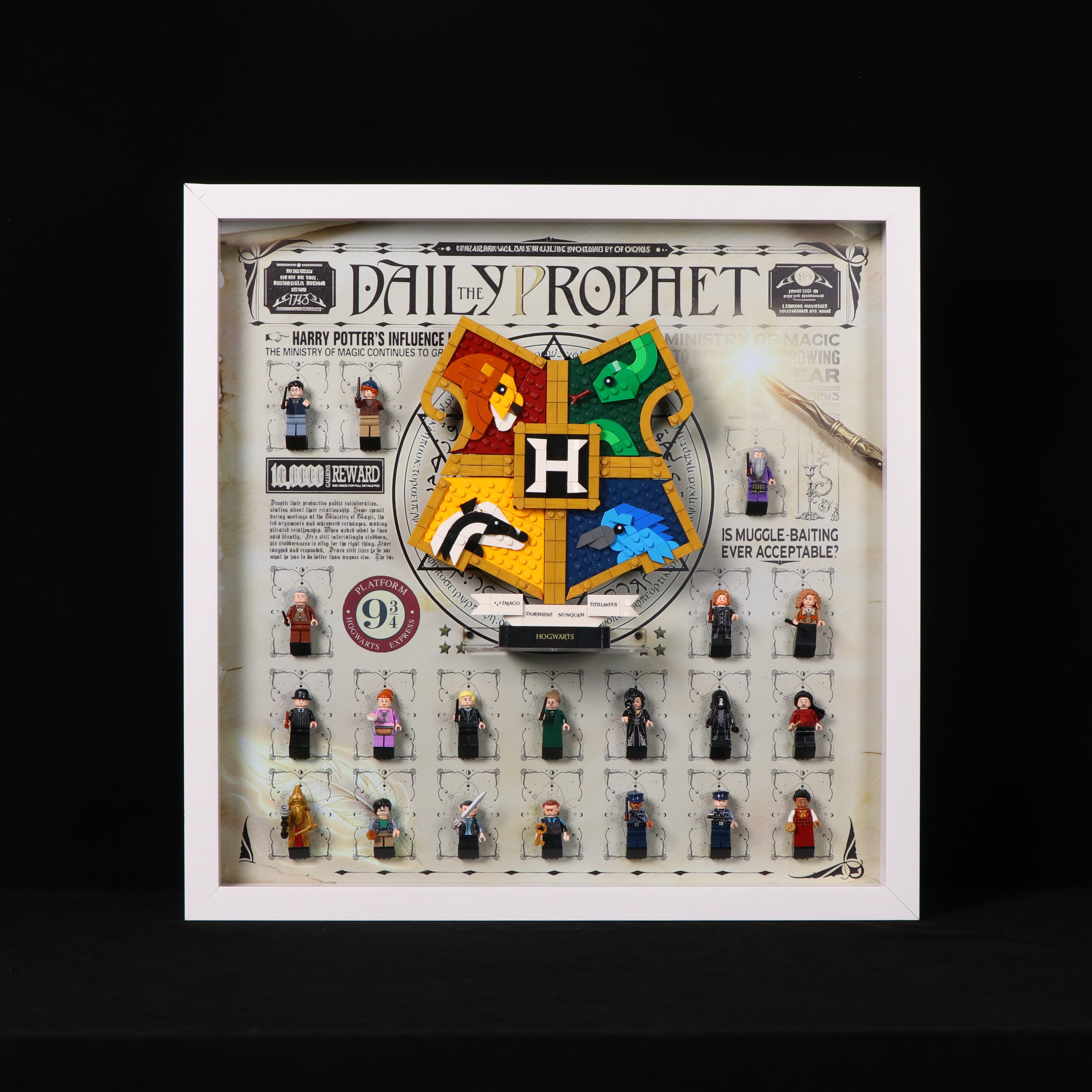 Display Wall Mount for LEGO® Harry Potter™ 76462 Hogwarts™ House Crest (LEGO® Set NOT Include)