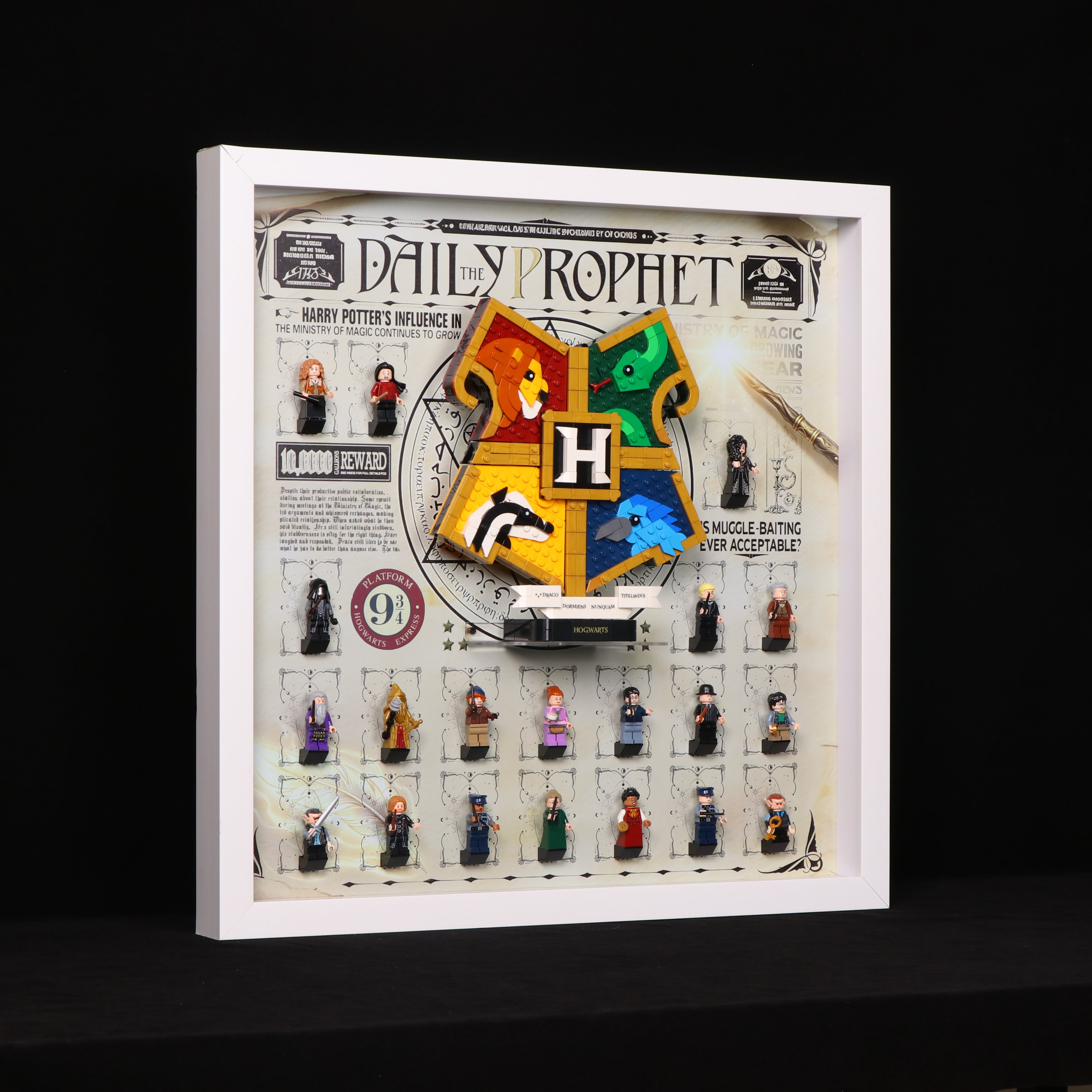 Display Wall Mount for LEGO® Harry Potter™ 76462 Hogwarts™ House Crest (LEGO® Set NOT Include)