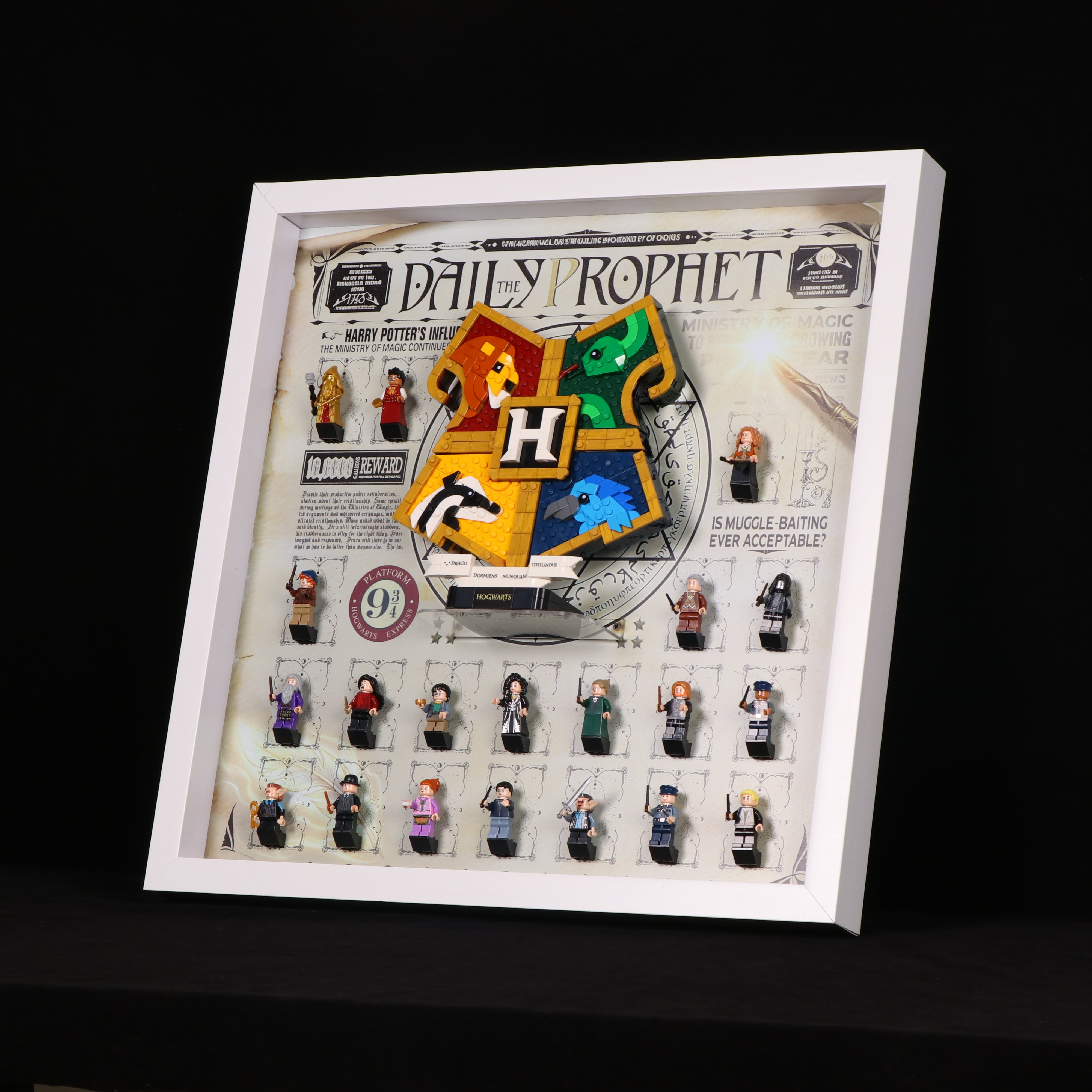 Display Wall Mount for LEGO® Harry Potter™ 76462 Hogwarts™ House Crest (LEGO® Set NOT Include)