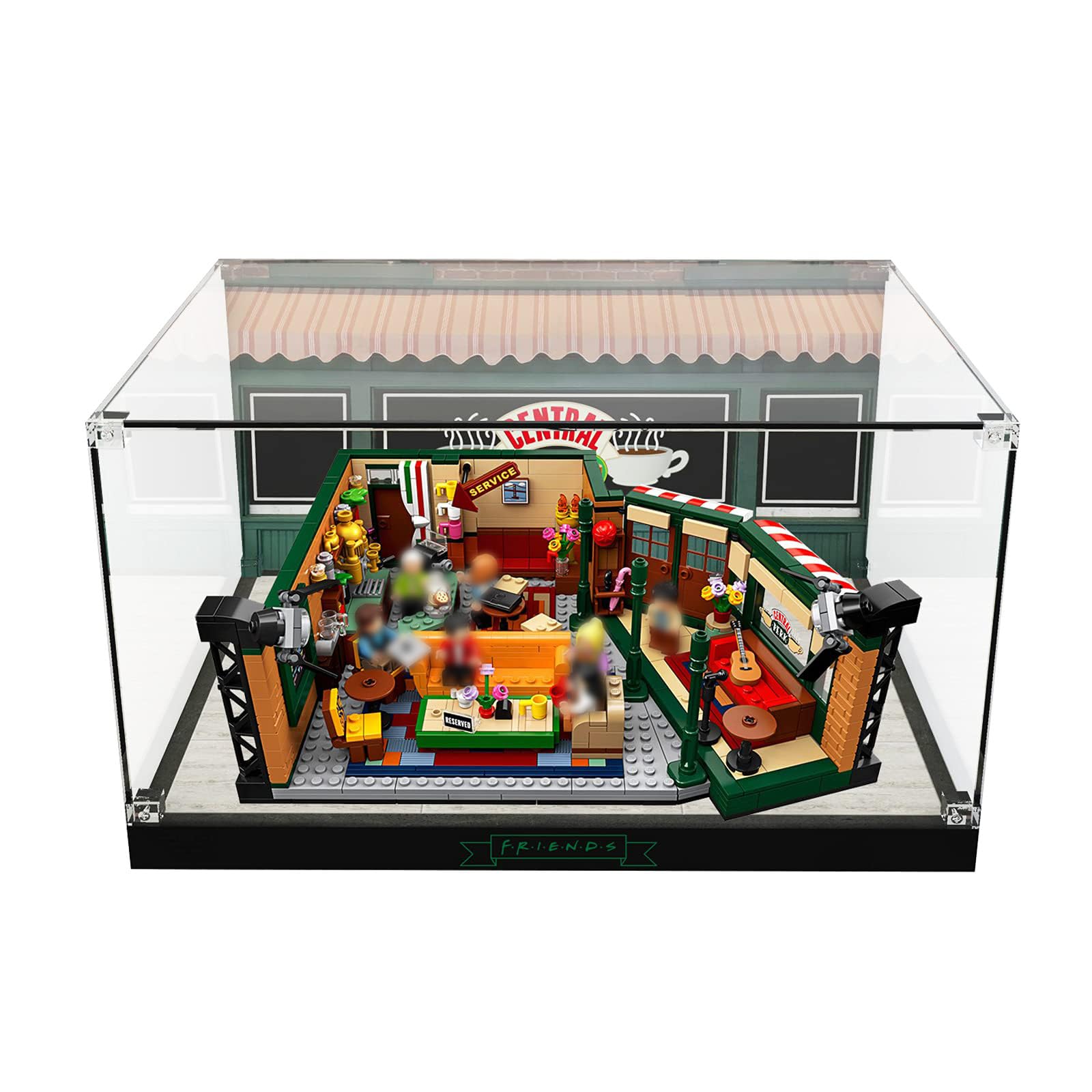 Acrylic Display Case for LEGO Ideas 21319 Central Perk (Lego set not included).